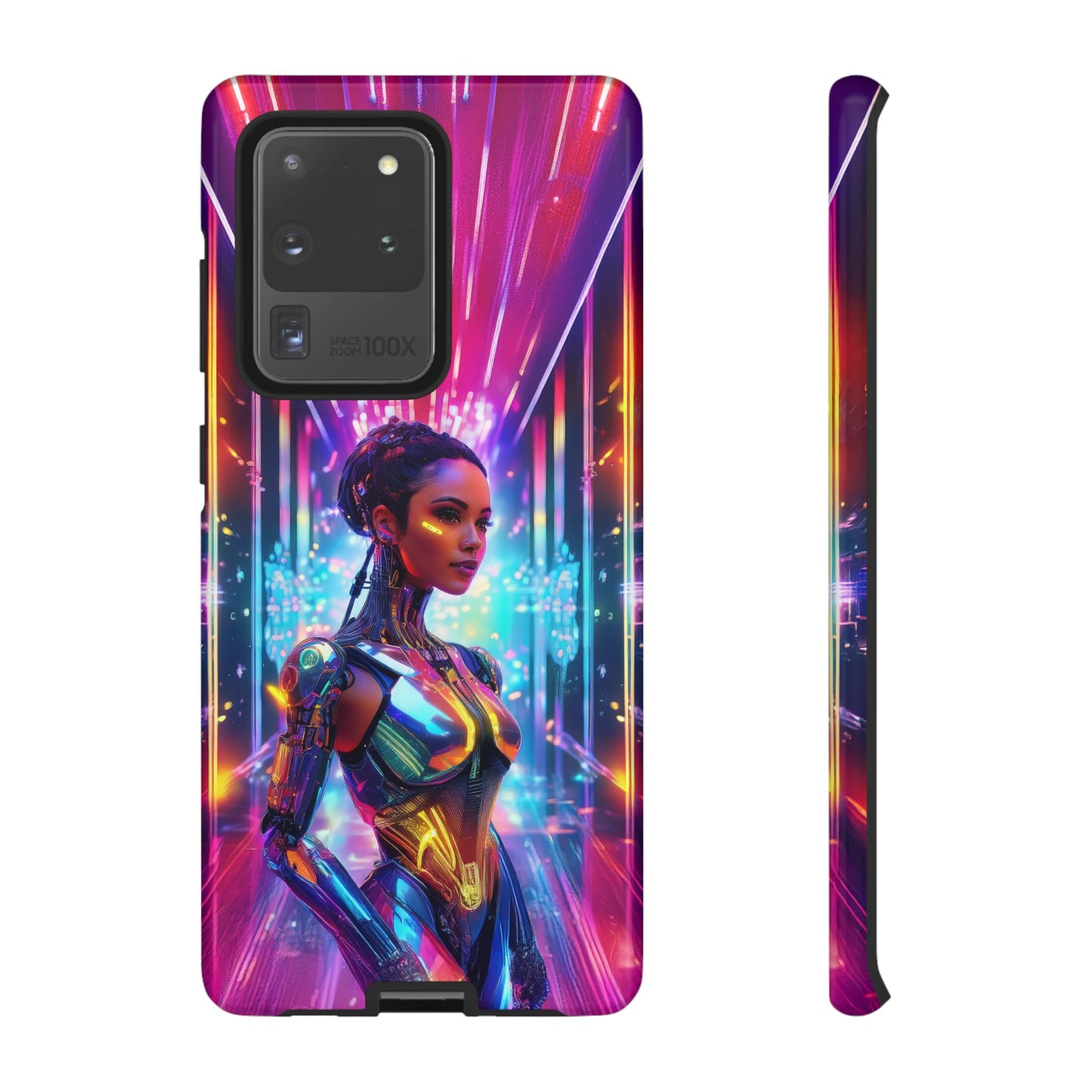 Futuristic Human Android Hybrid Cell Phone Case 006