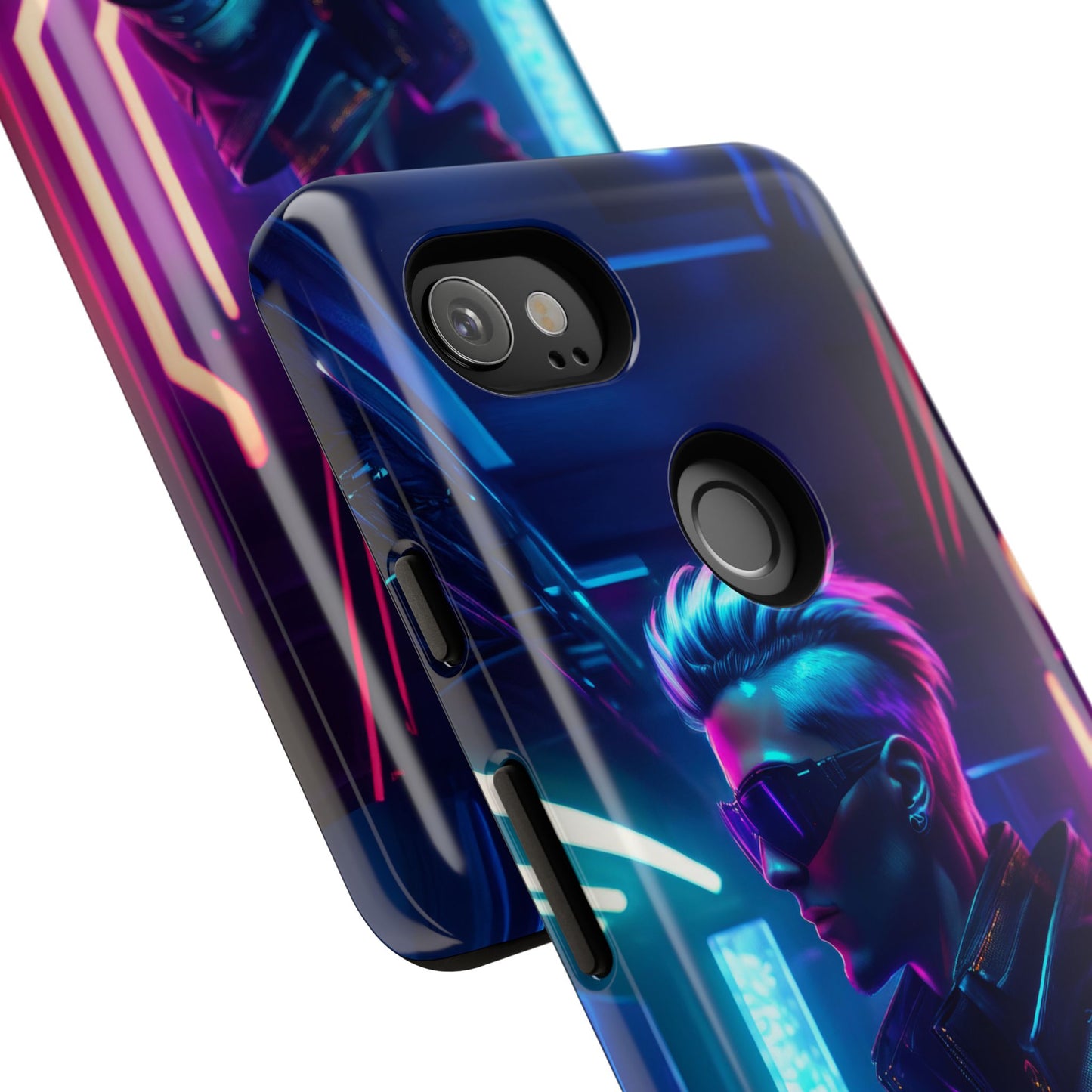 Futuristic Cyberpunk Male Cell Phone Case 002