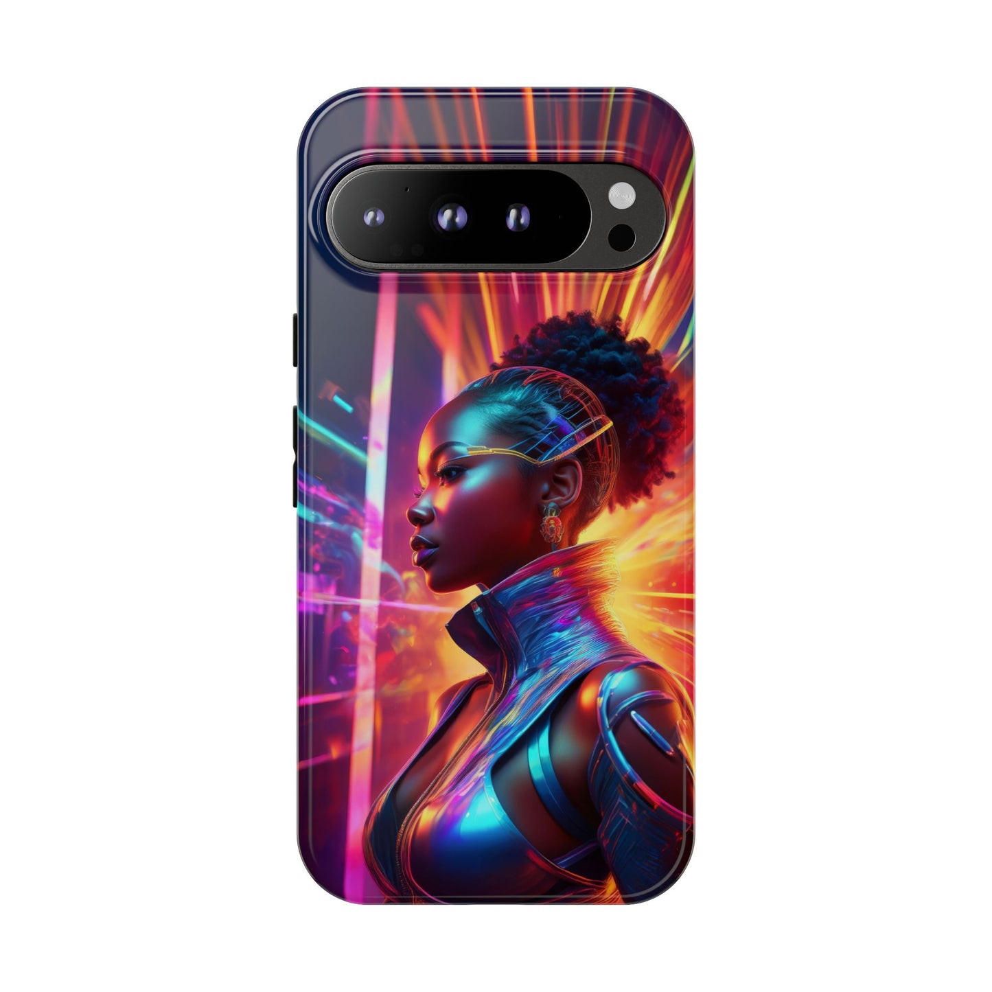 Futuristic Cyberpunk Female Cell Phone Case 001