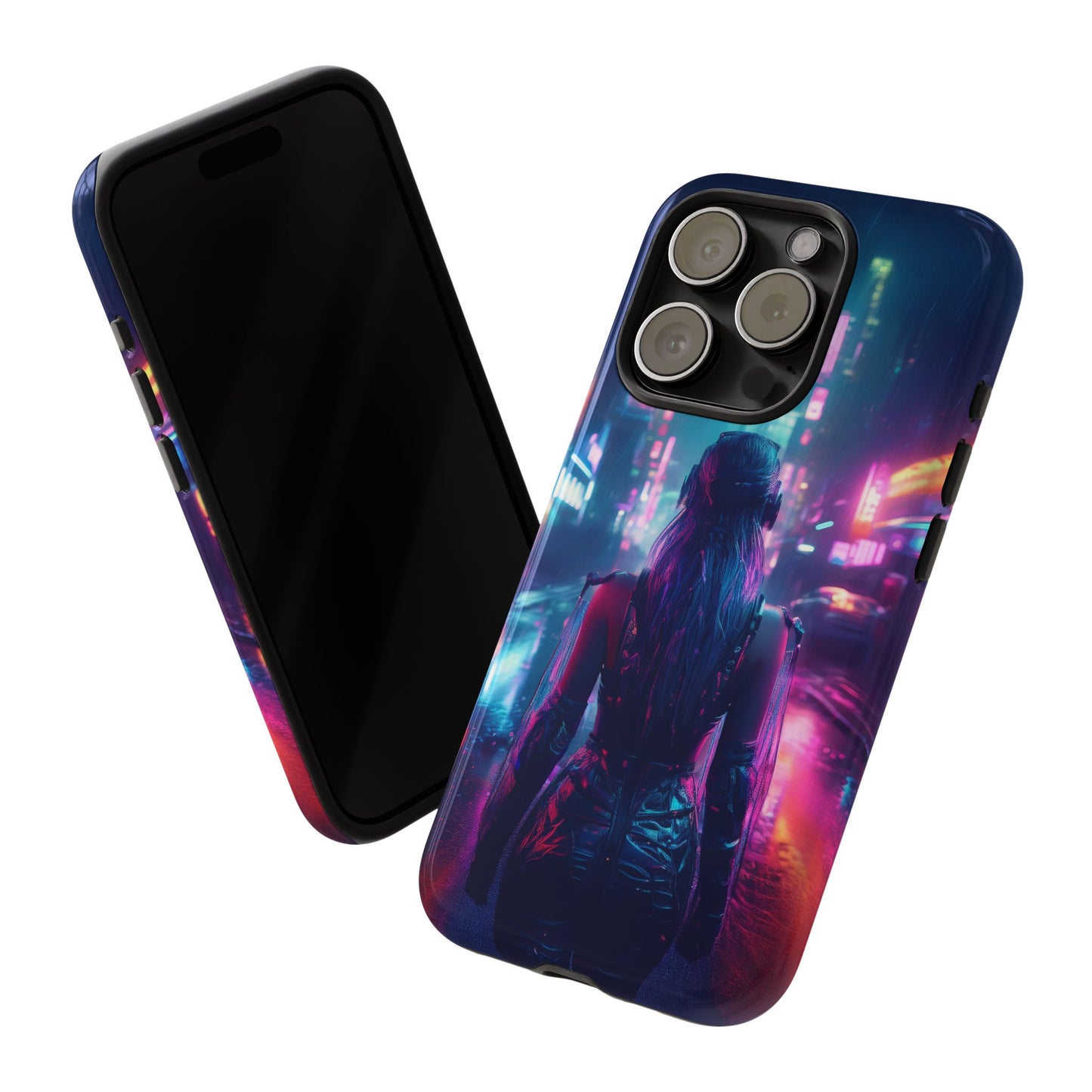 Futuristic Cyberpunk Female Cell Phone Case 032