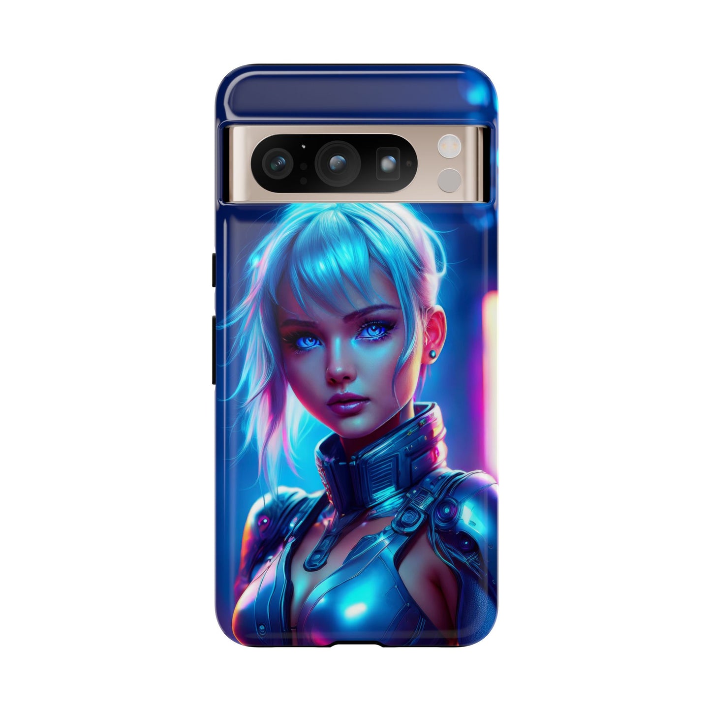 Futuristic Cyberpunk Female Cell Phone Case 013