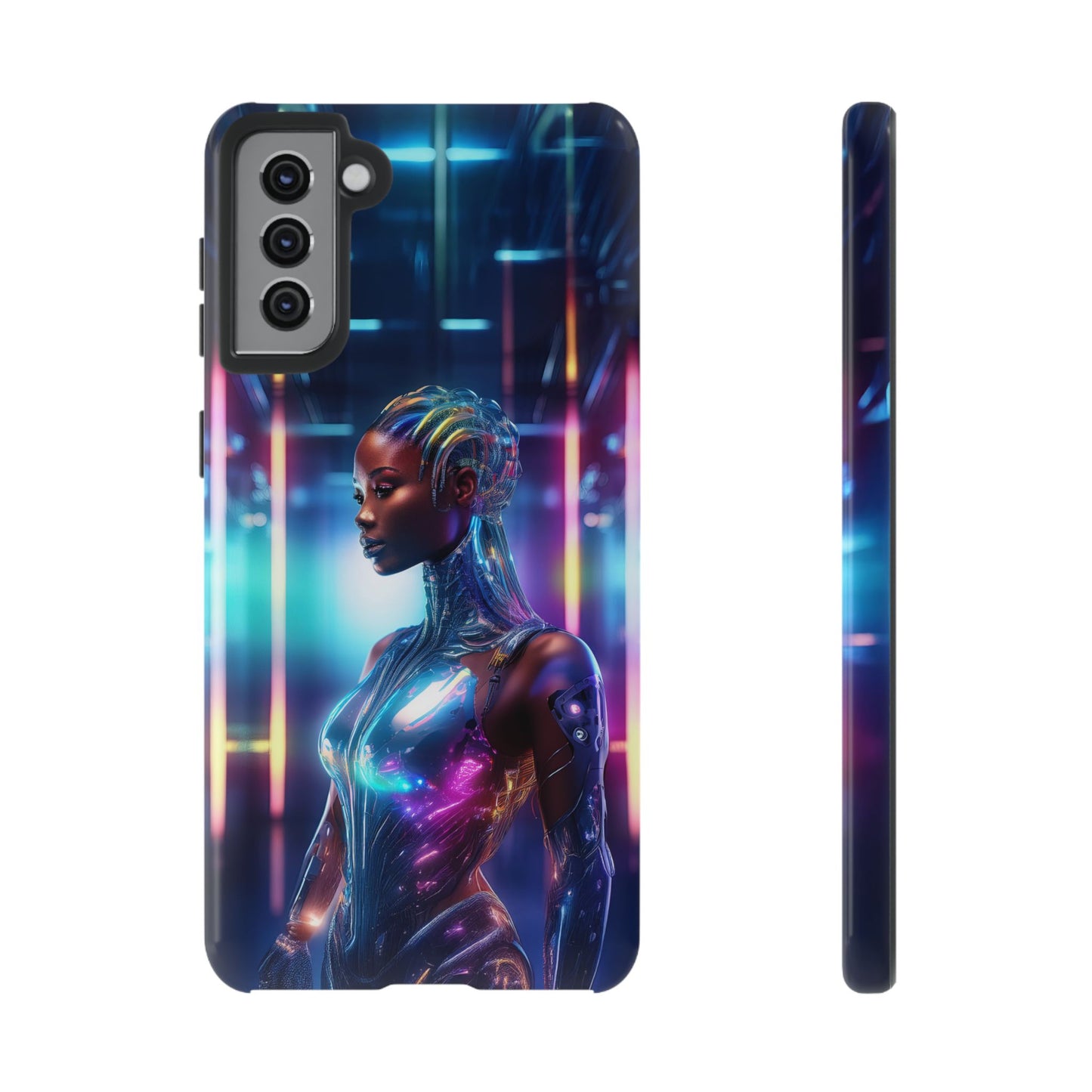 Futuristic Human Android Hybrid Cell Phone Case 014