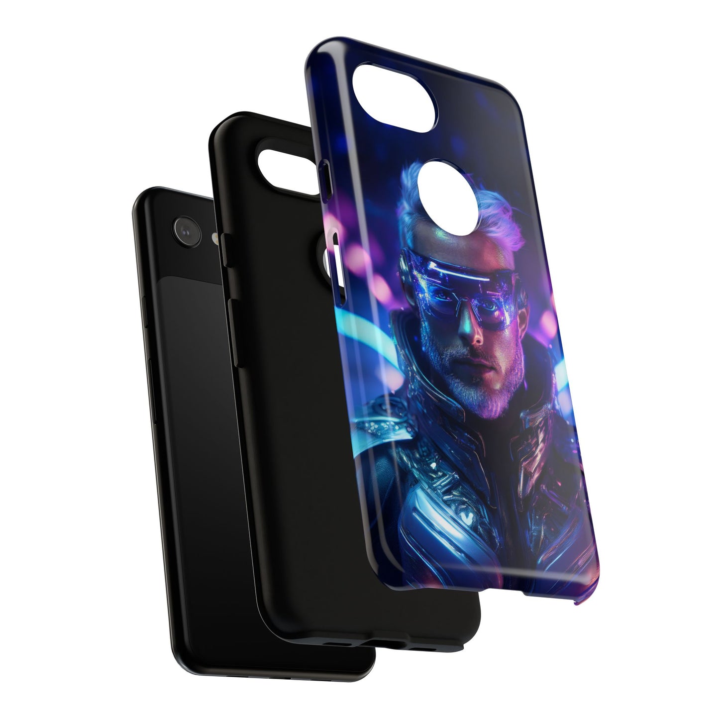 Futuristic Cyberpunk Male Cell Phone Case 020