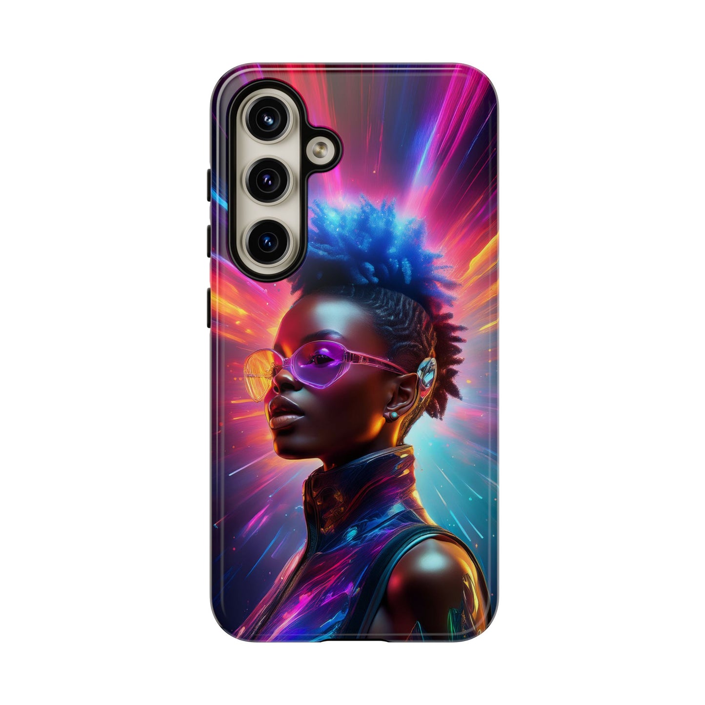 Futuristic Cyberpunk Female Cell Phone Case 026