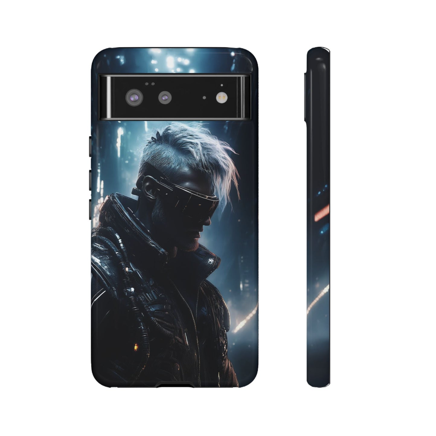 Futuristic Cyberpunk Male Cell Phone Case 025