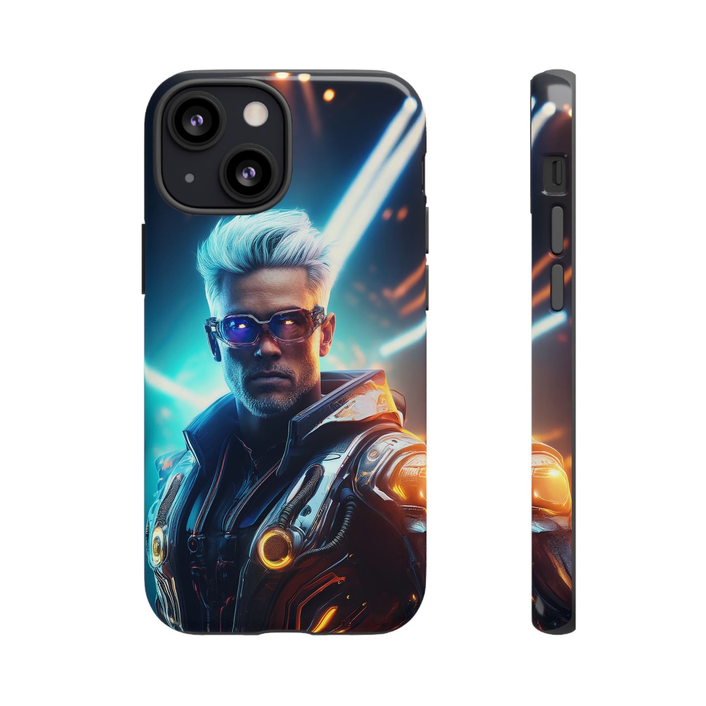 Futuristic Cyberpunk Male Cell Phone Case 013