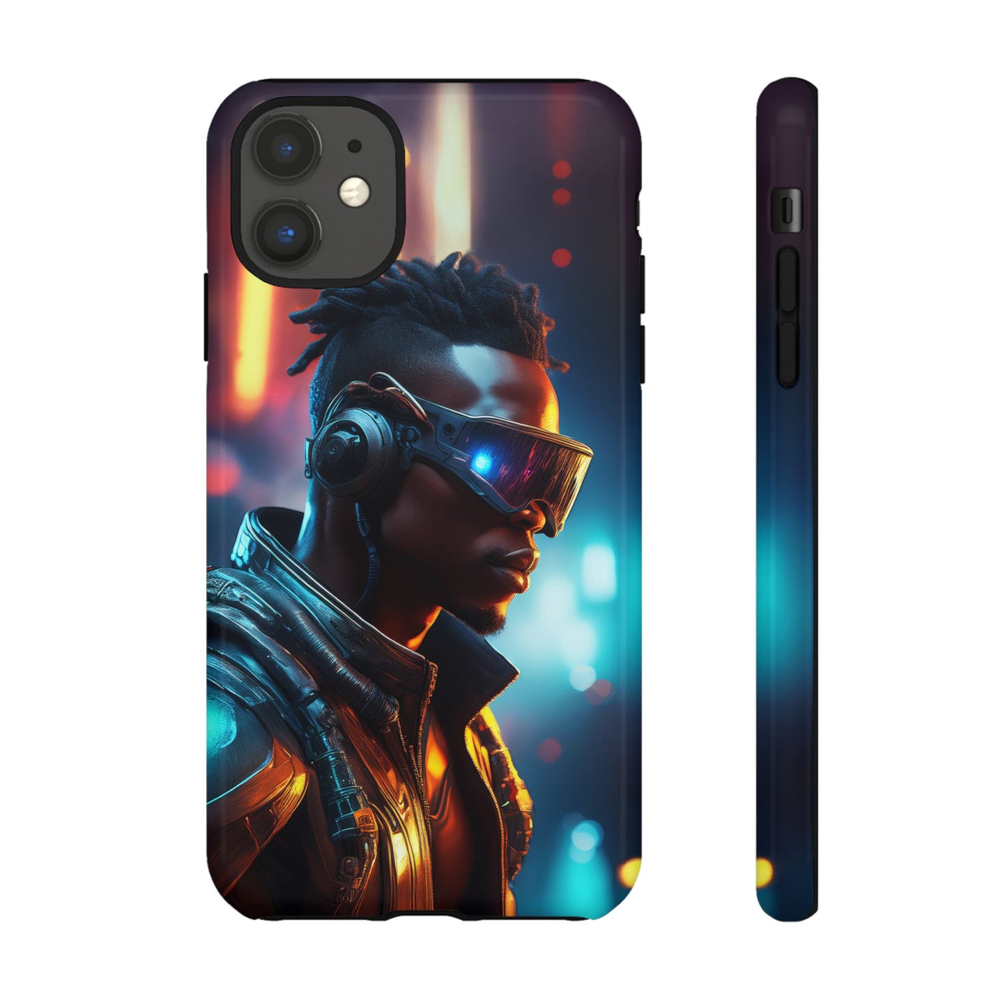 Futuristic Cyberpunk Male Cell Phone Case 016