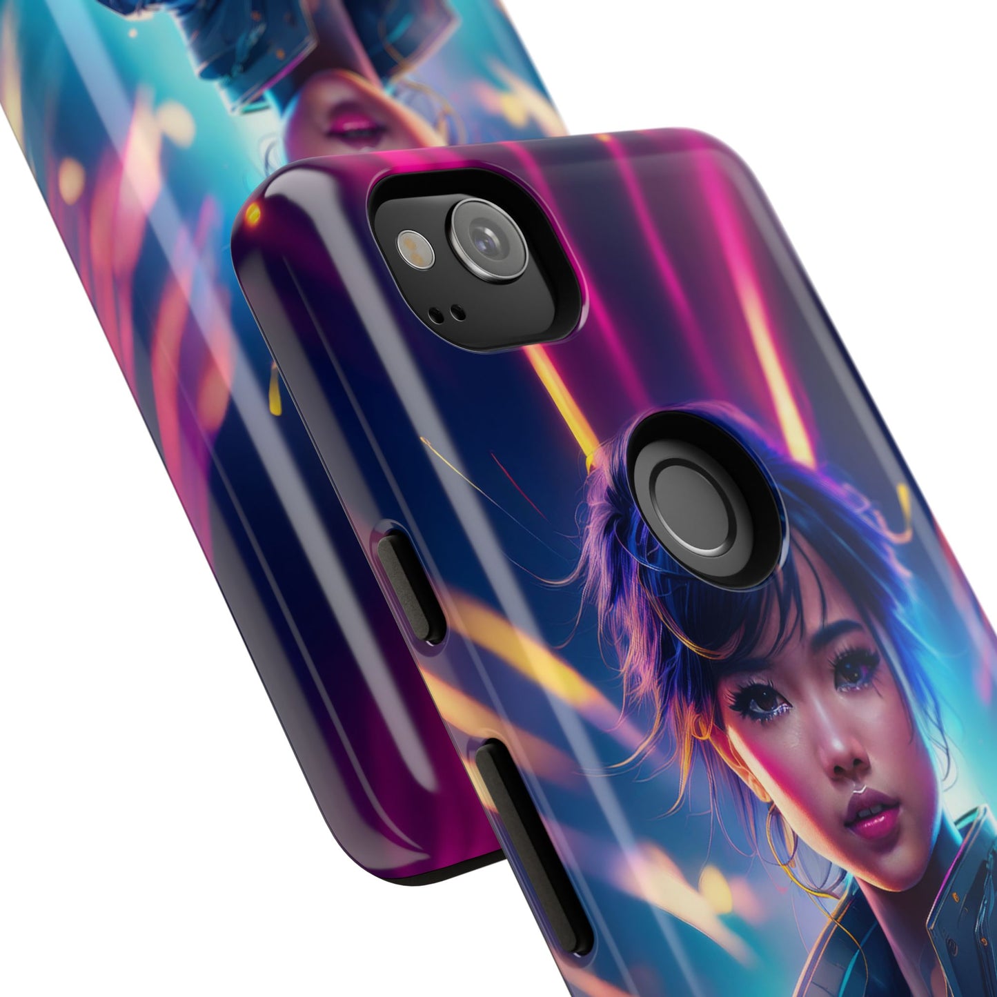 Futuristic Cyberpunk Female Cell Phone Case 024