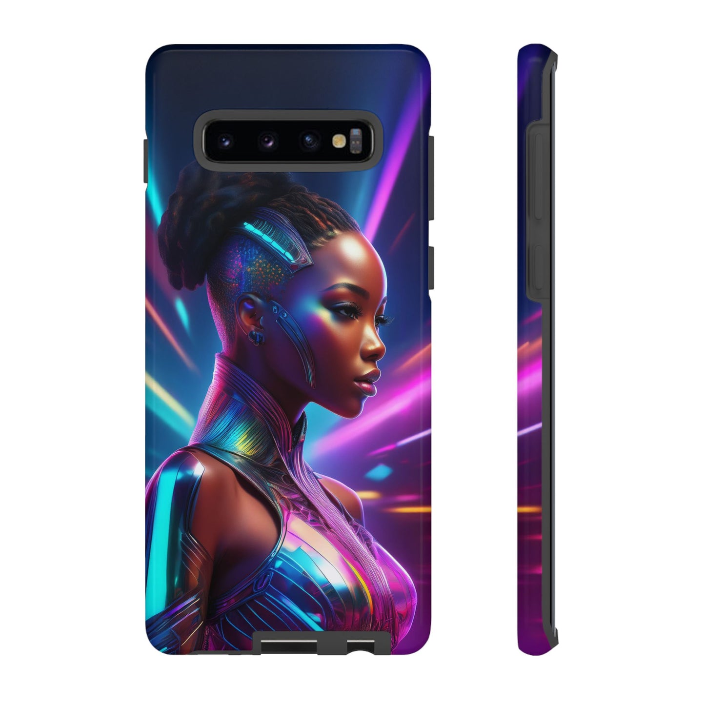 Futuristic Cyberpunk Female Cell Phone Case 014