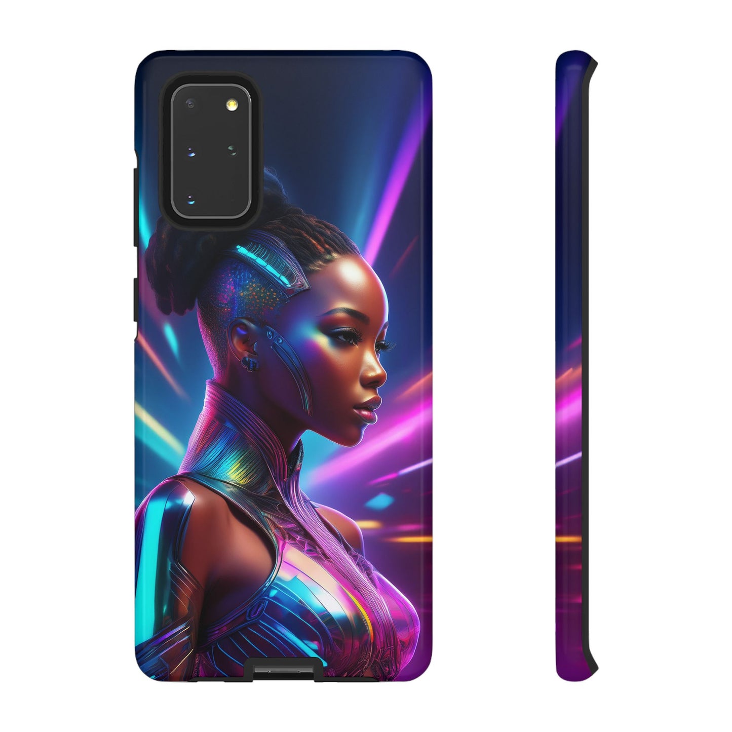 Futuristic Cyberpunk Female Cell Phone Case 014