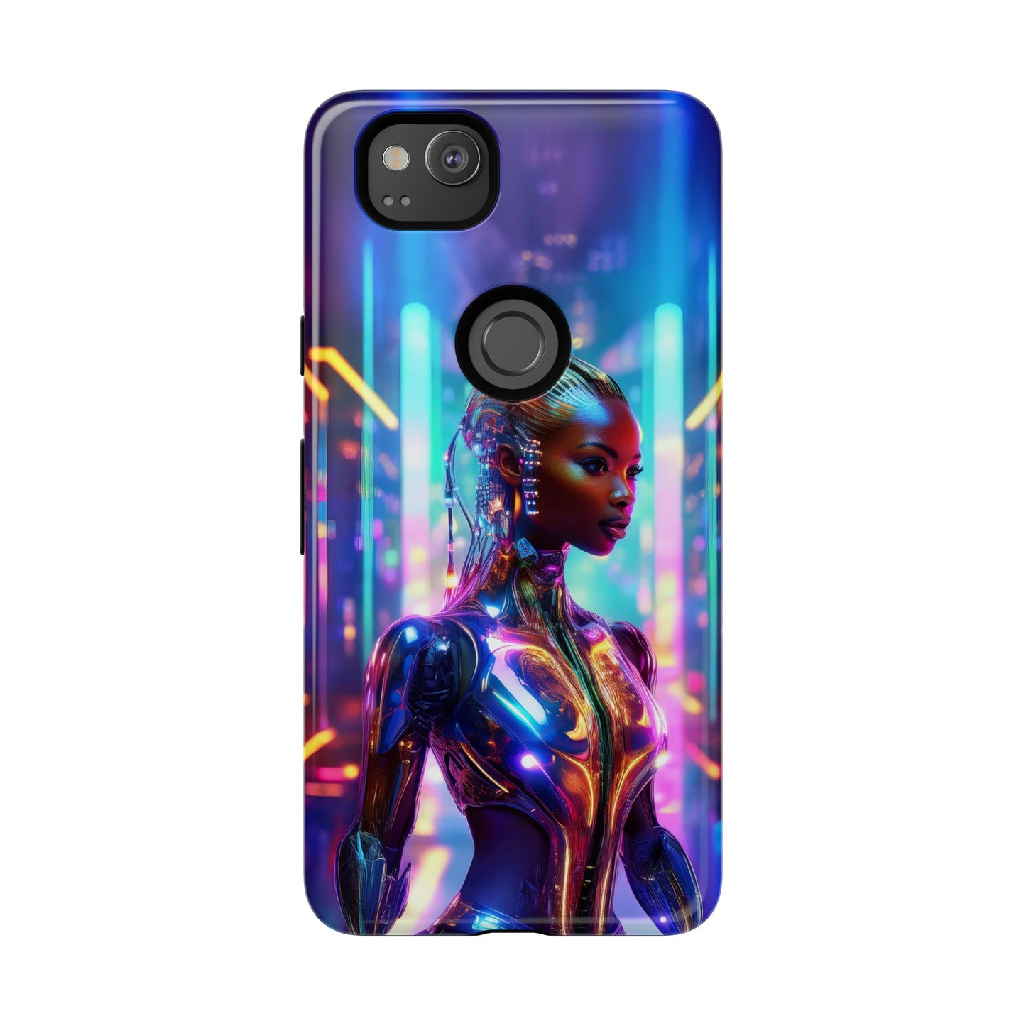 Futuristic Human Android Hybrid Cell Phone Case 018