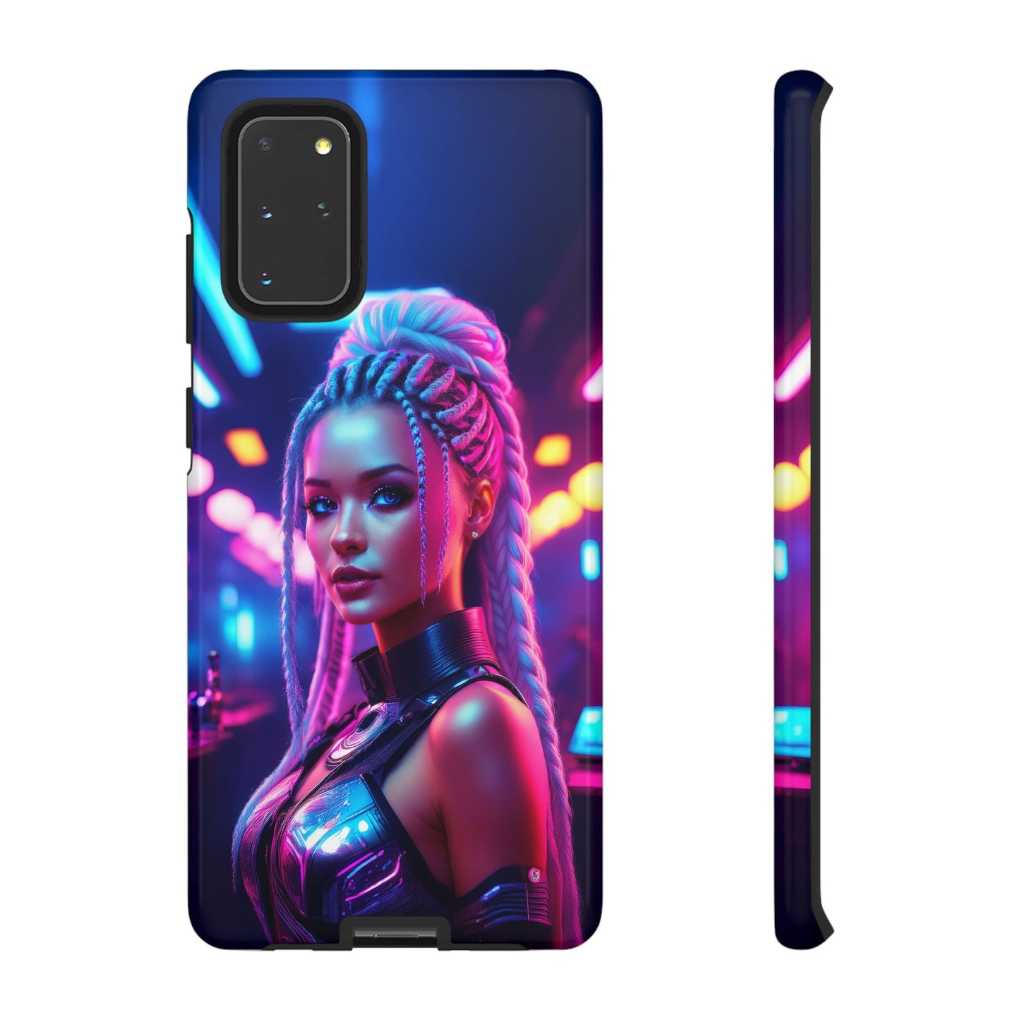 Futuristic Cyberpunk Female Cell Phone Case 007