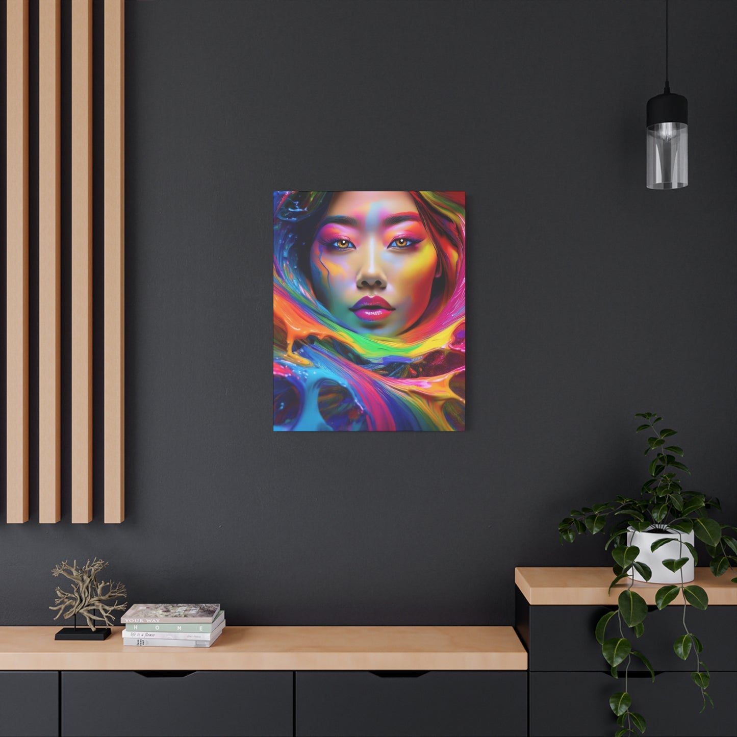 Painted Beauty 007 Canvas Wall Art