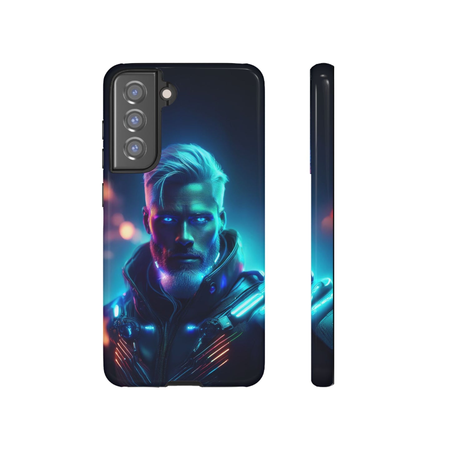 Futuristic Cyberpunk Male Cell Phone Case 023