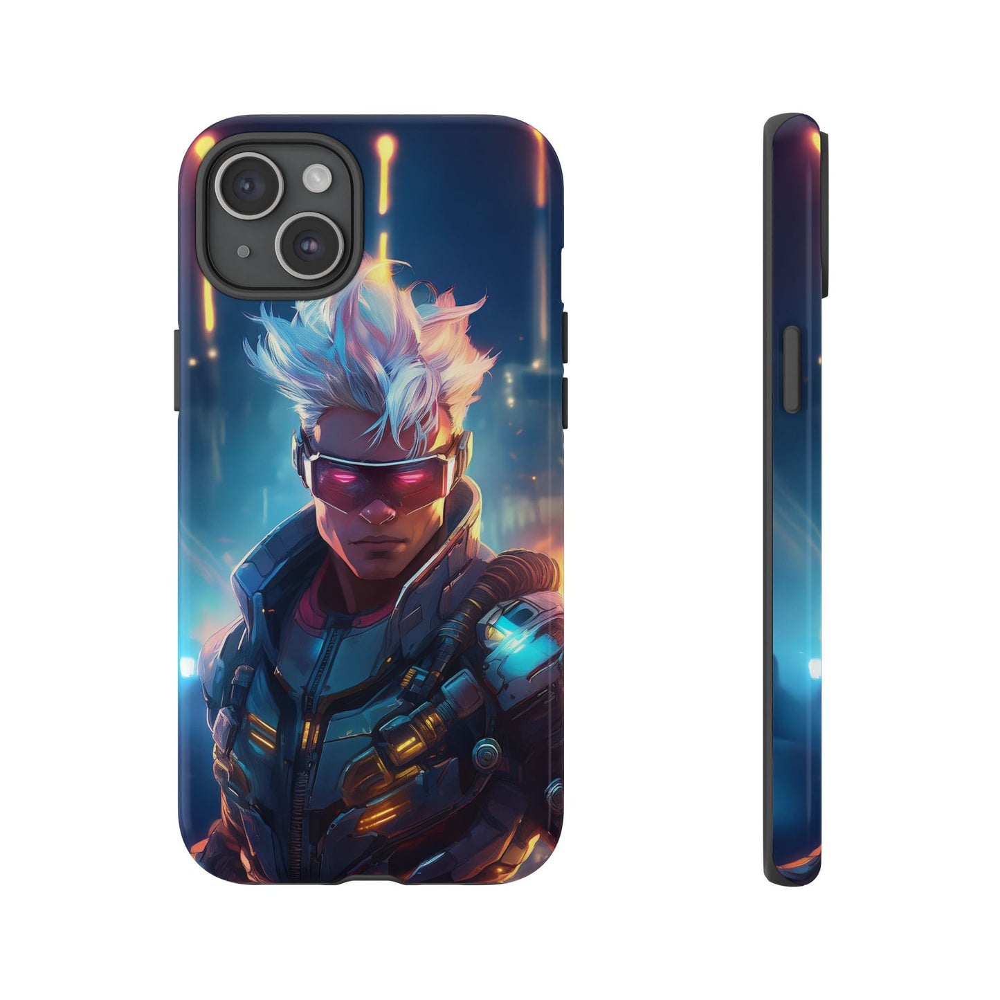 Futuristic Cyberpunk Male Cell Phone Case 018