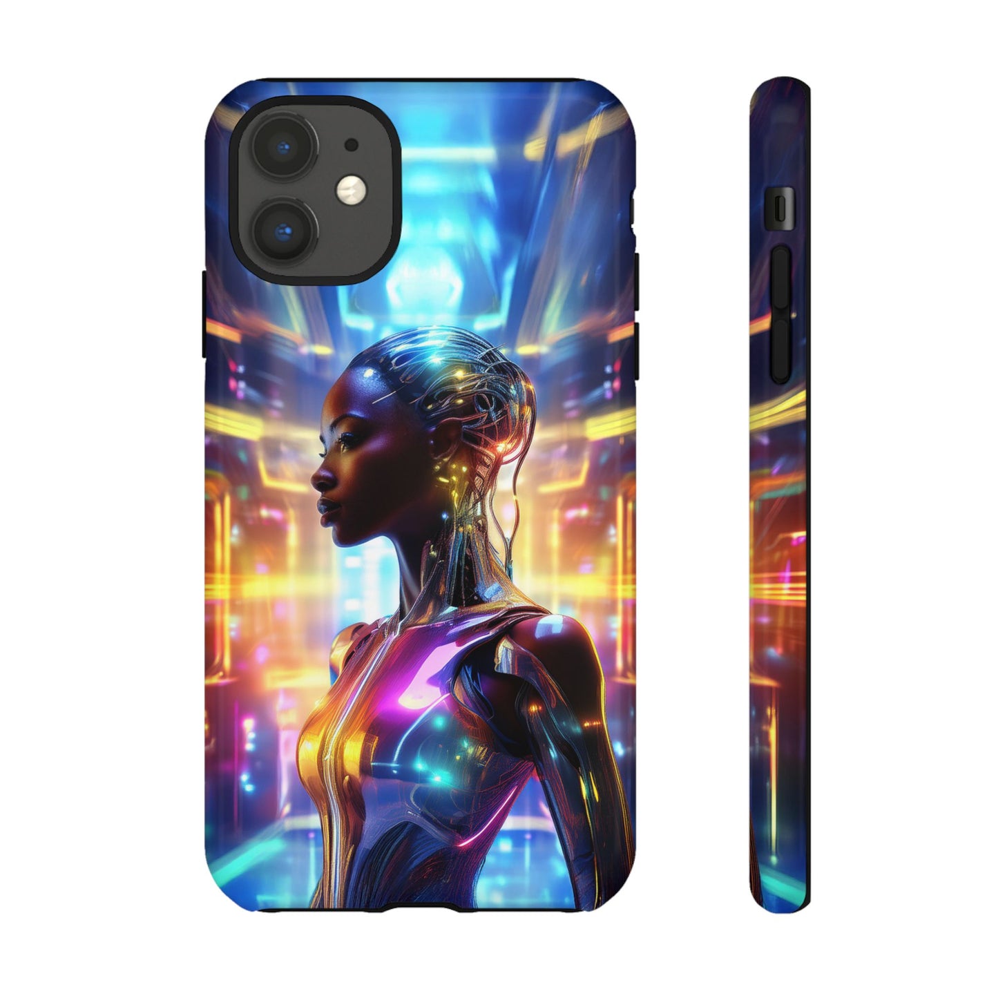 Futuristic Human Android Hybrid Cell Phone Case 011