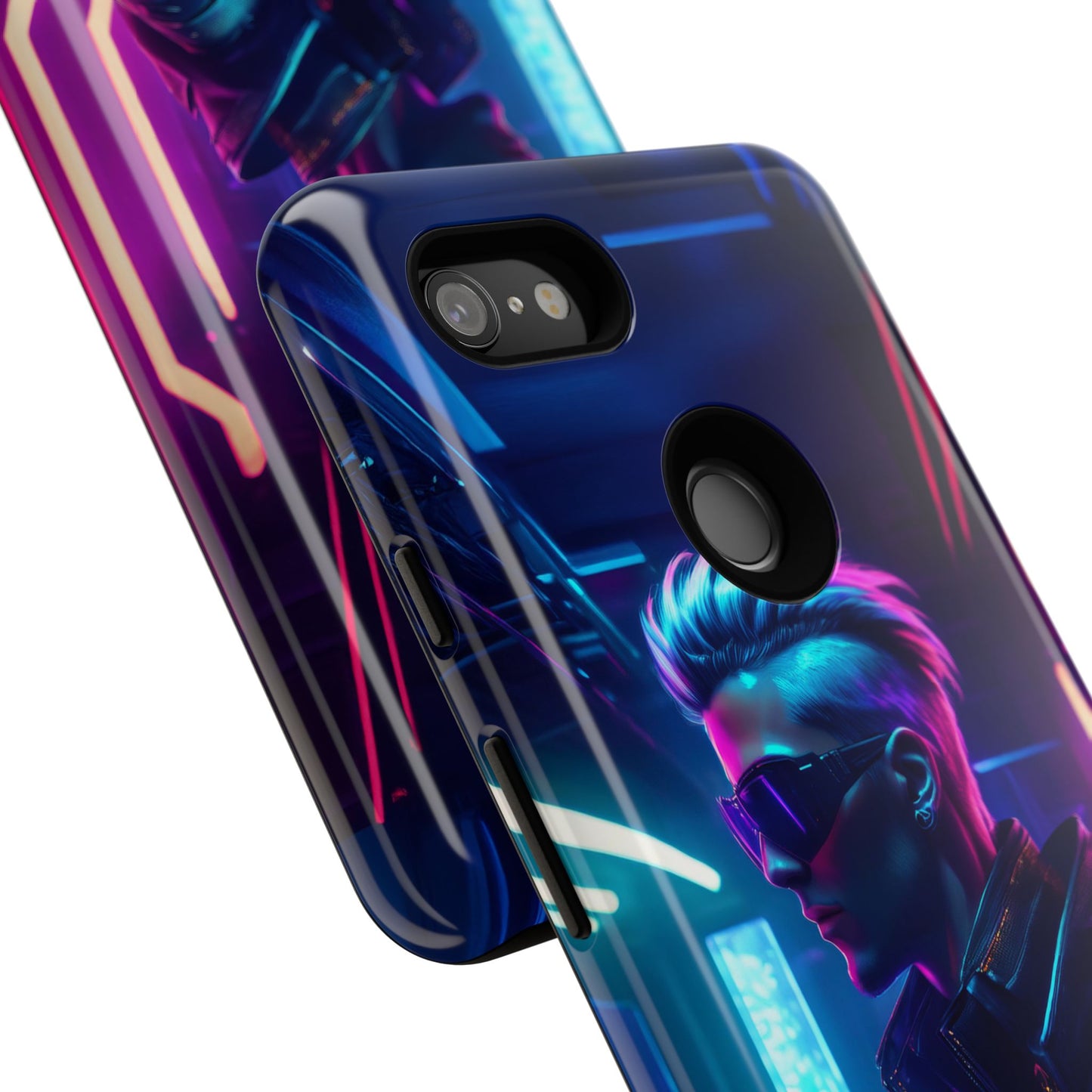 Futuristic Cyberpunk Male Cell Phone Case 002