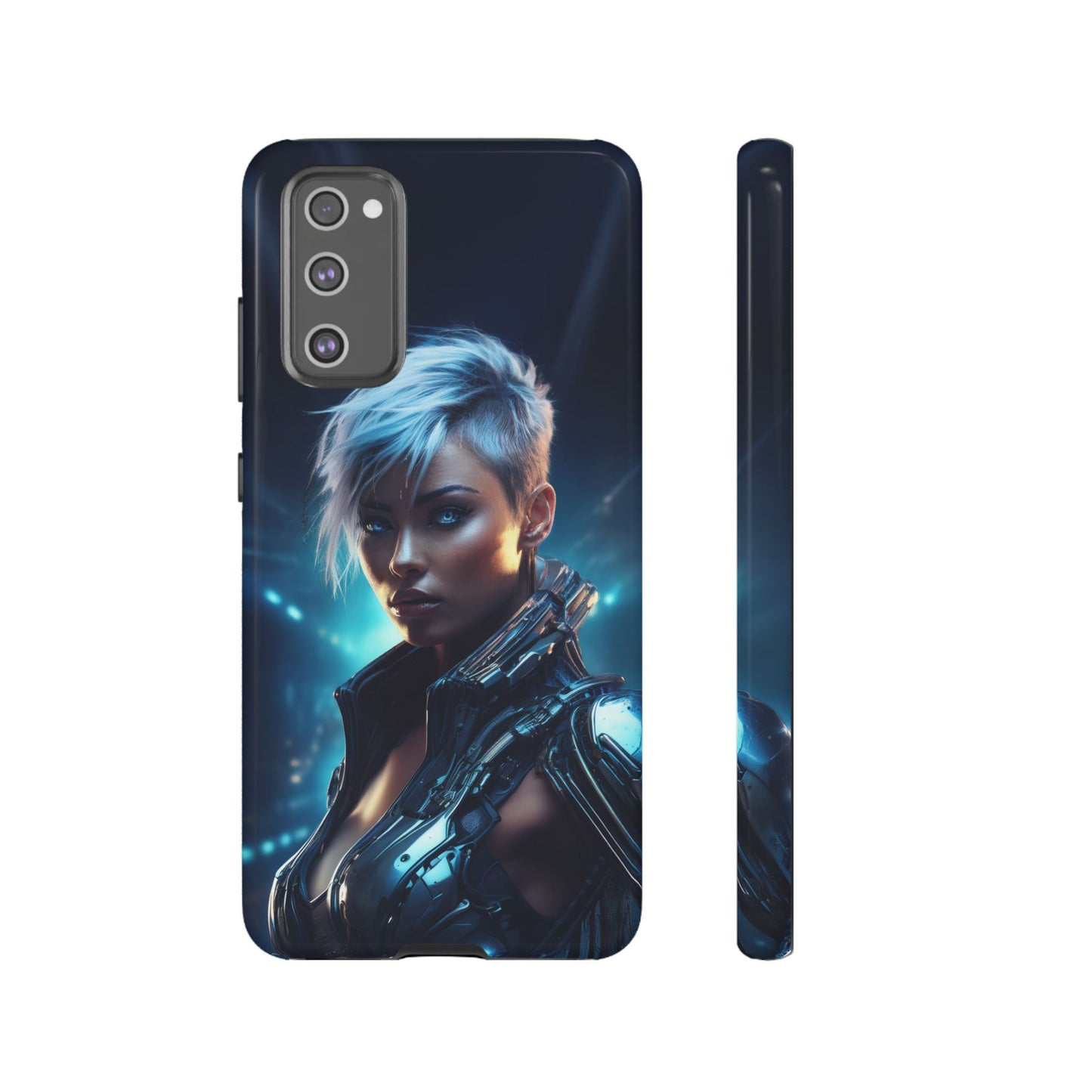 Futuristic Cyberpunk Female Cell Phone Case 027