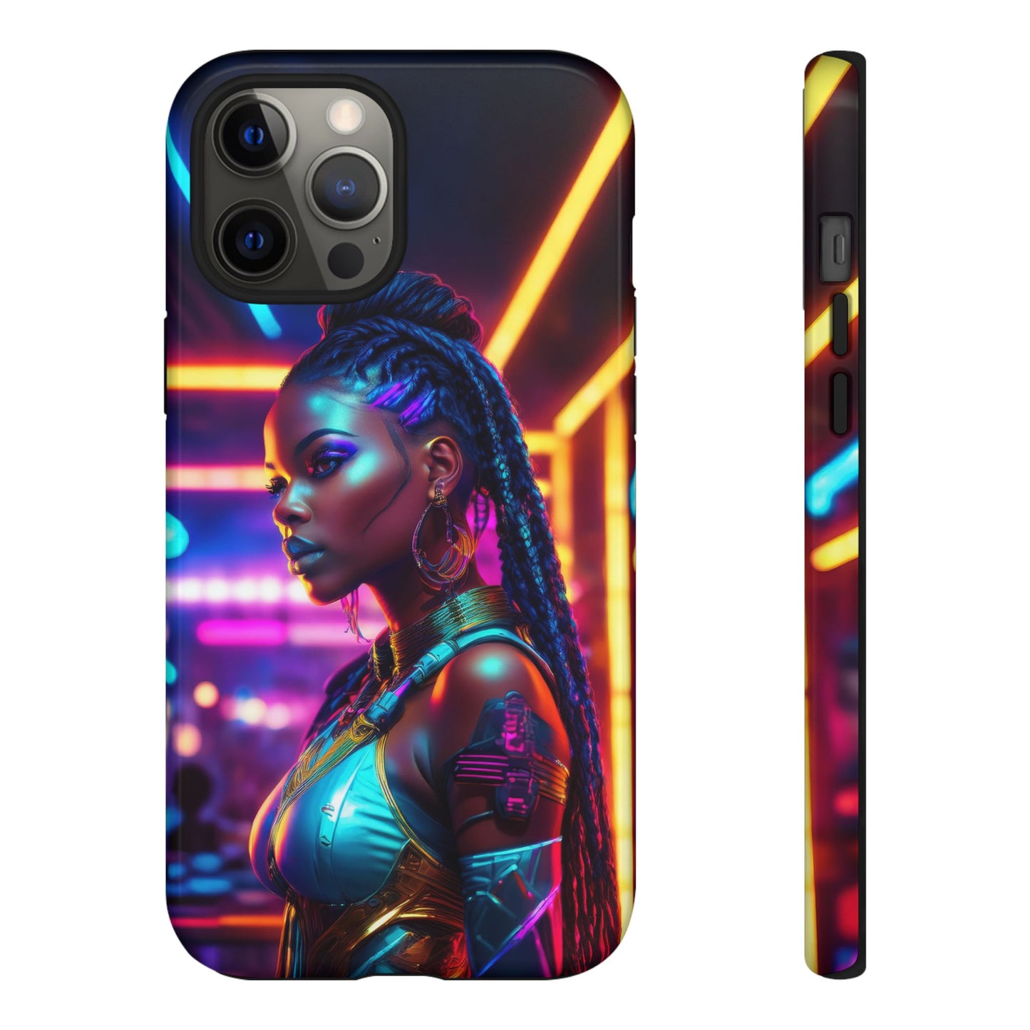 Futuristic Cyberpunk Female Cell Phone Case 006