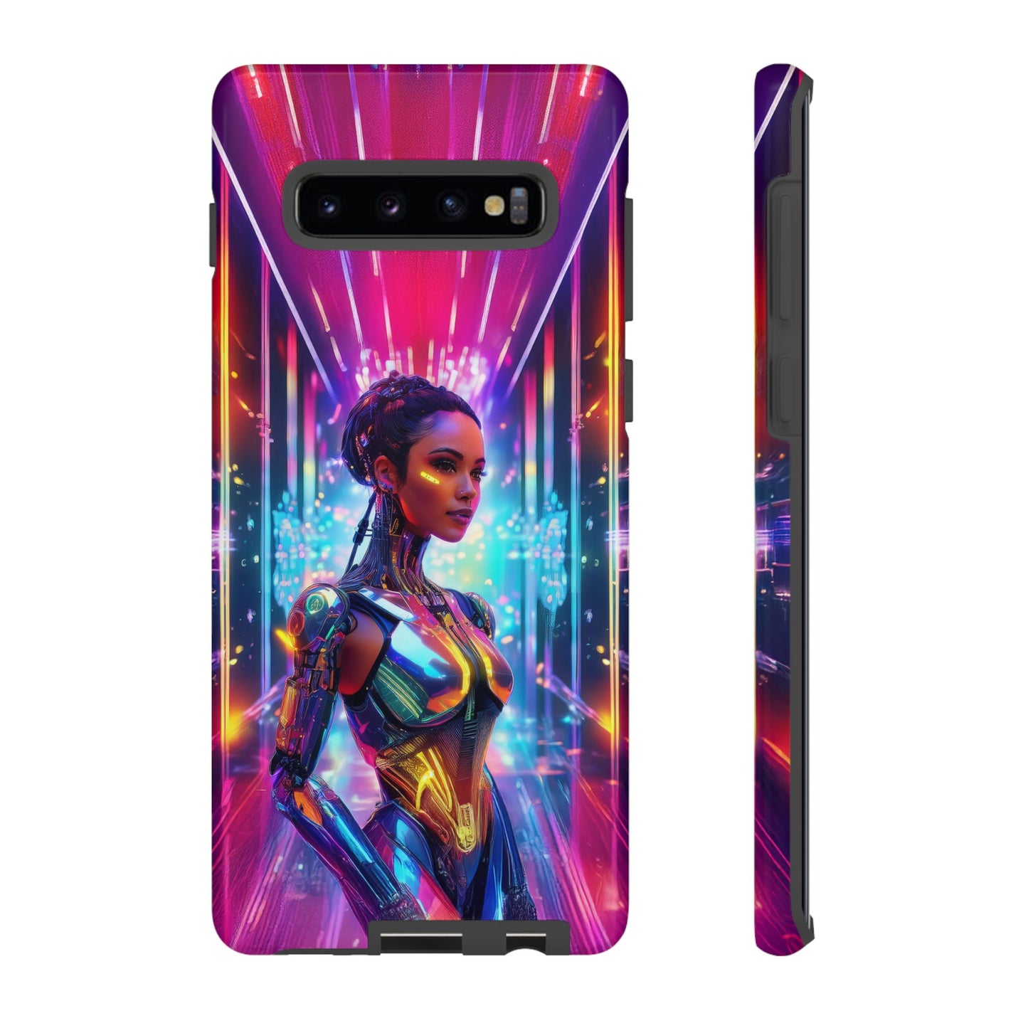 Futuristic Human Android Hybrid Cell Phone Case 006