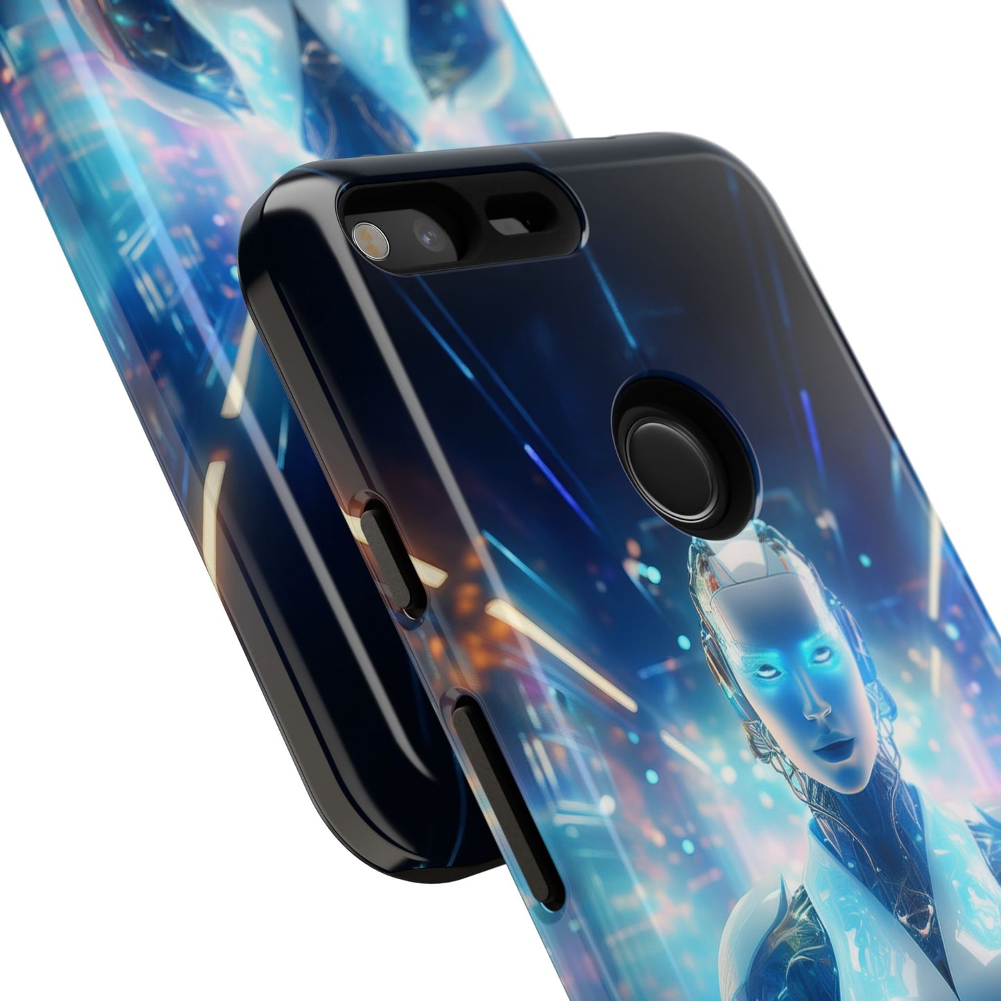 Futuristic Human Android Hybrid Cell Phone Case 012