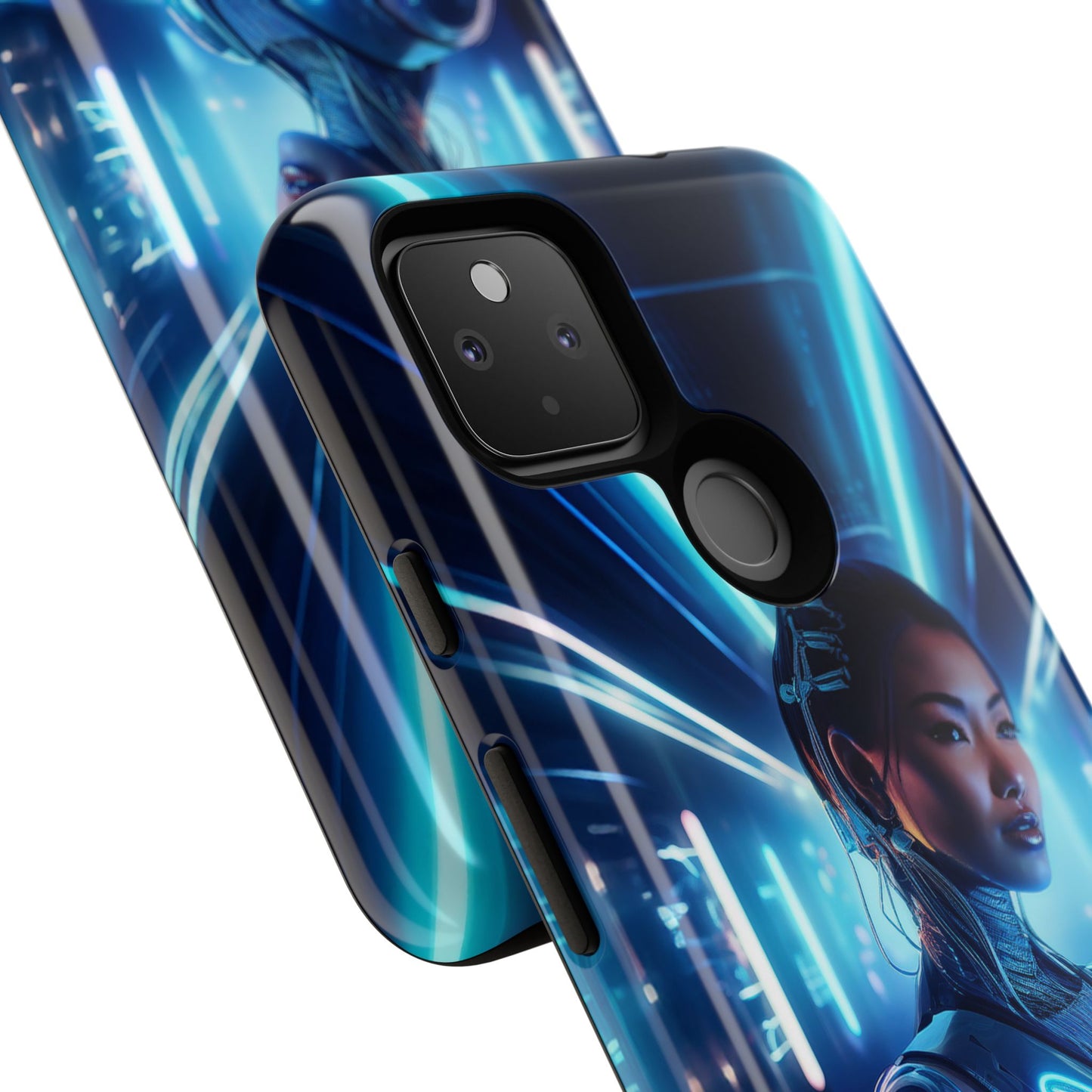 Futuristic Human Android Hybrid Cell Phone Case 004