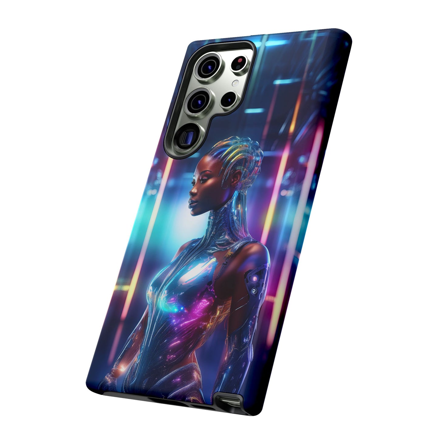 Futuristic Human Android Hybrid Cell Phone Case 014