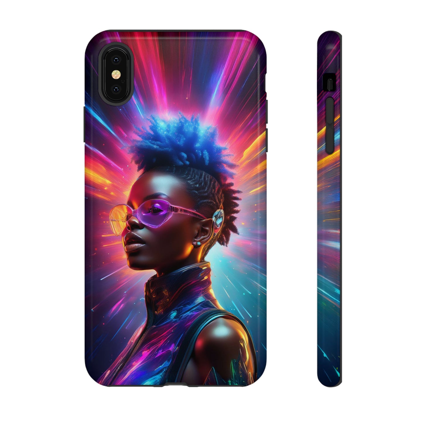 Futuristic Cyberpunk Female Cell Phone Case 026