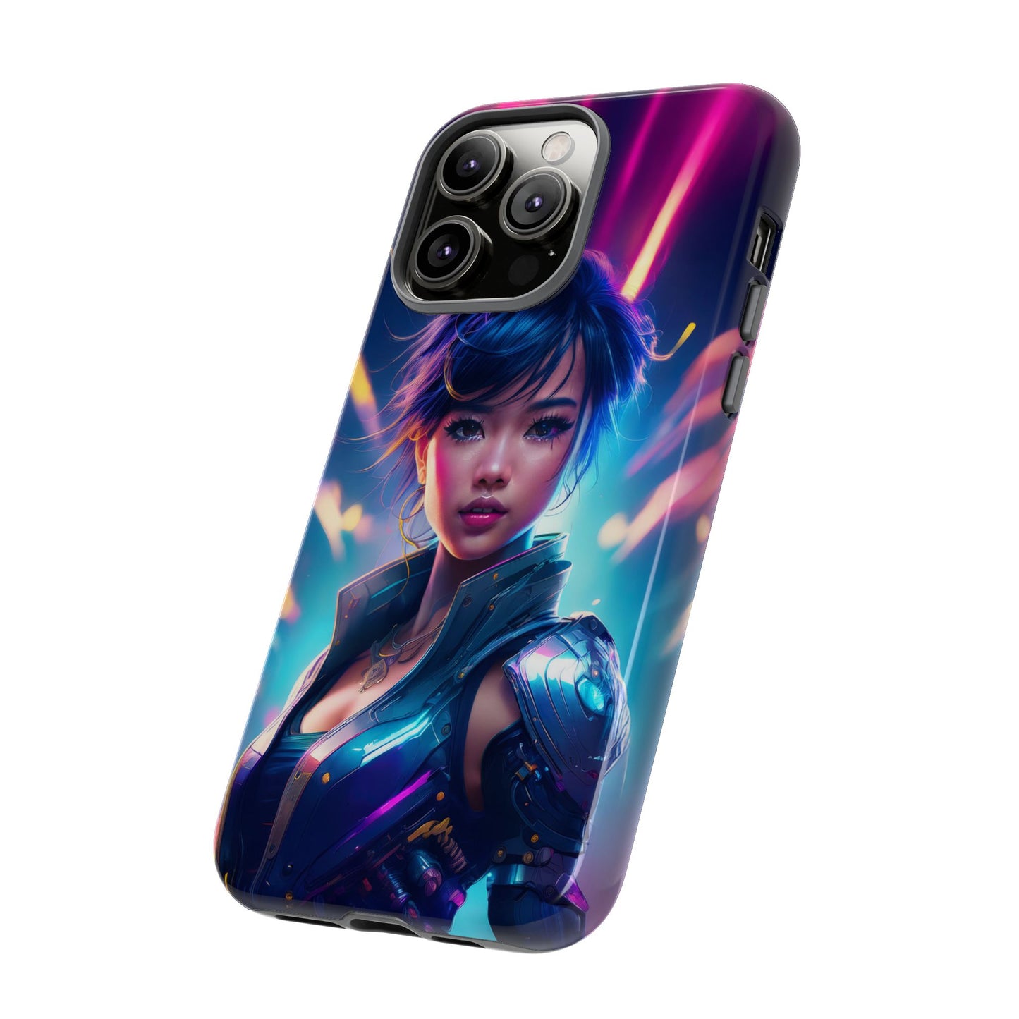 Futuristic Cyberpunk Female Cell Phone Case 024