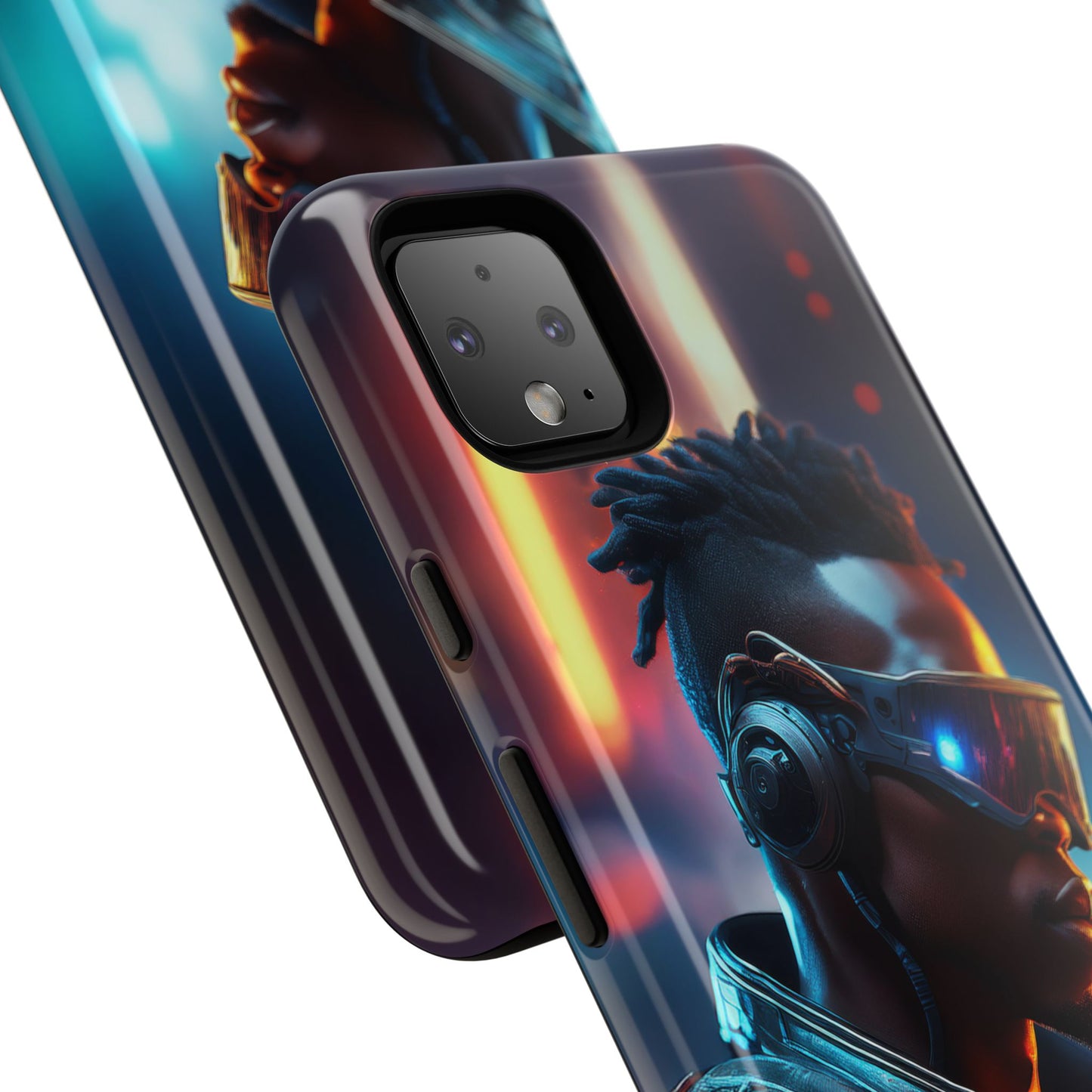 Futuristic Cyberpunk Male Cell Phone Case 016