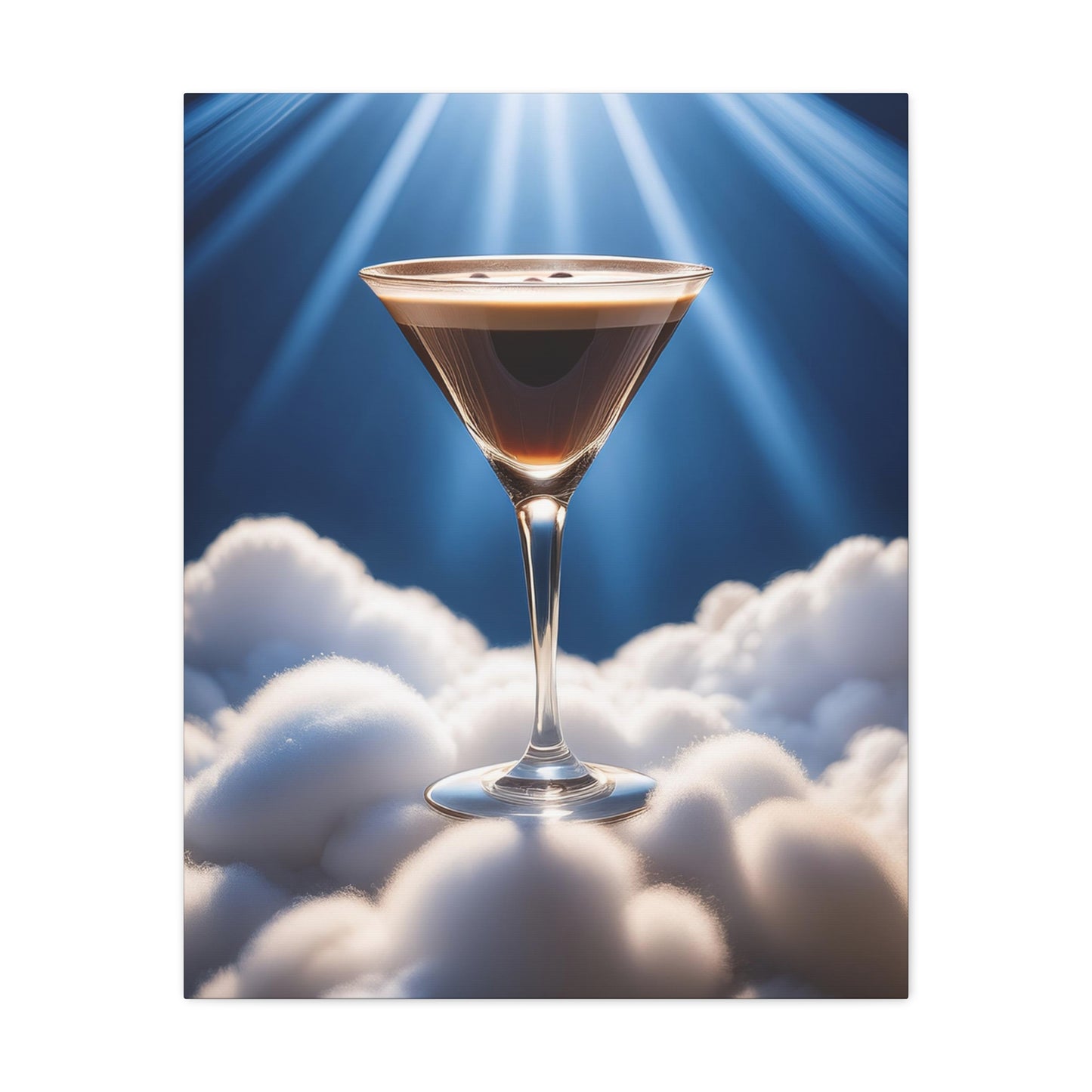 Espresso Martini Heaven Art Print | 1.25" Stretched Wall Decor for Home & Bar