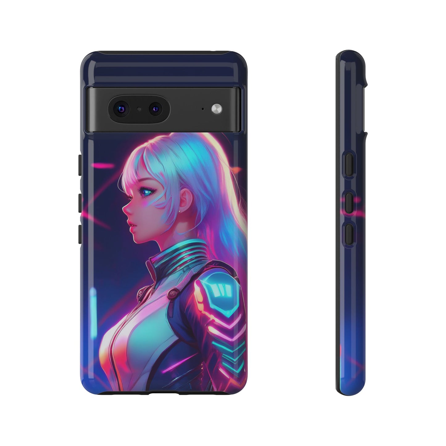 Futuristic Cyberpunk Female Cell Phone Case 009