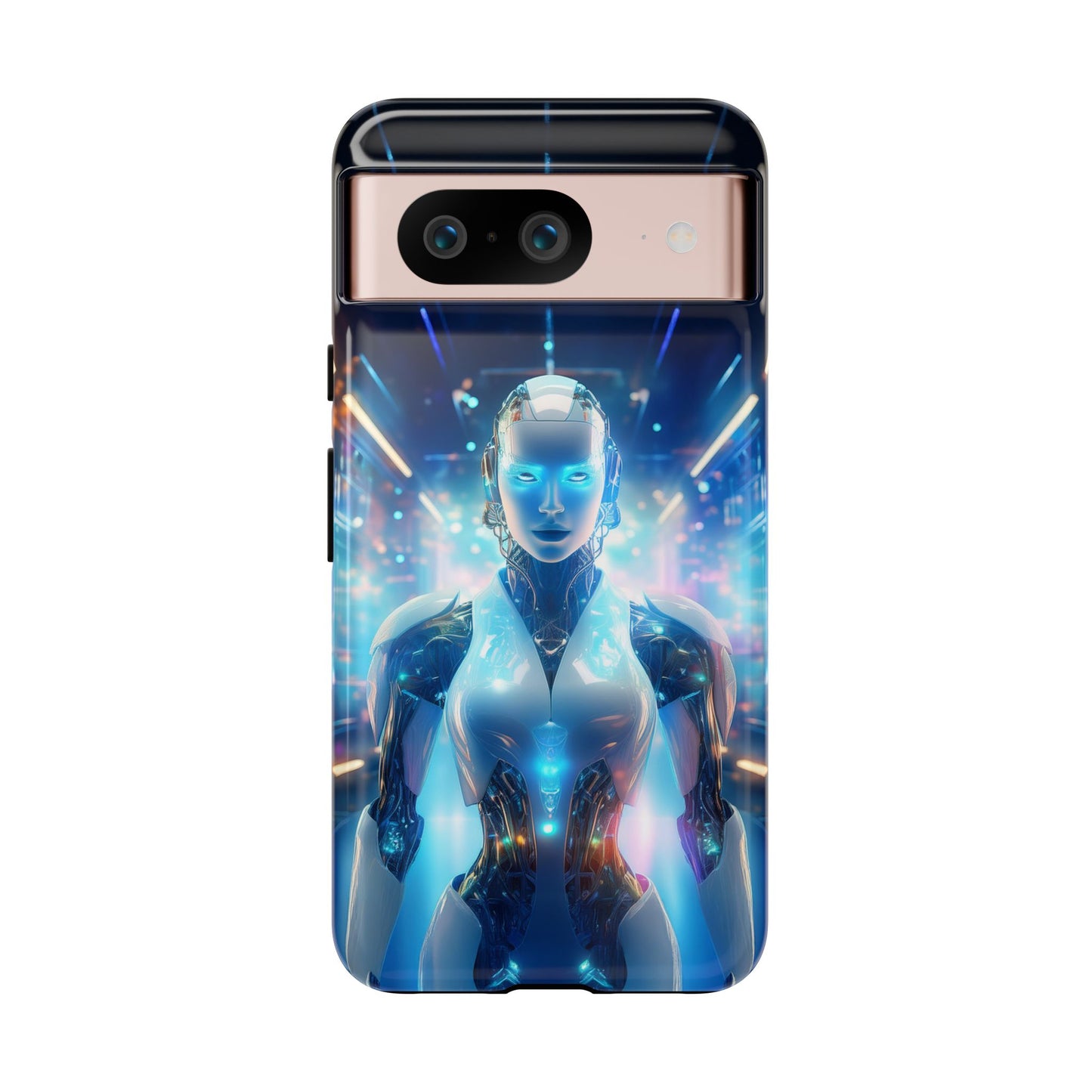 Futuristic Human Android Hybrid Cell Phone Case 012