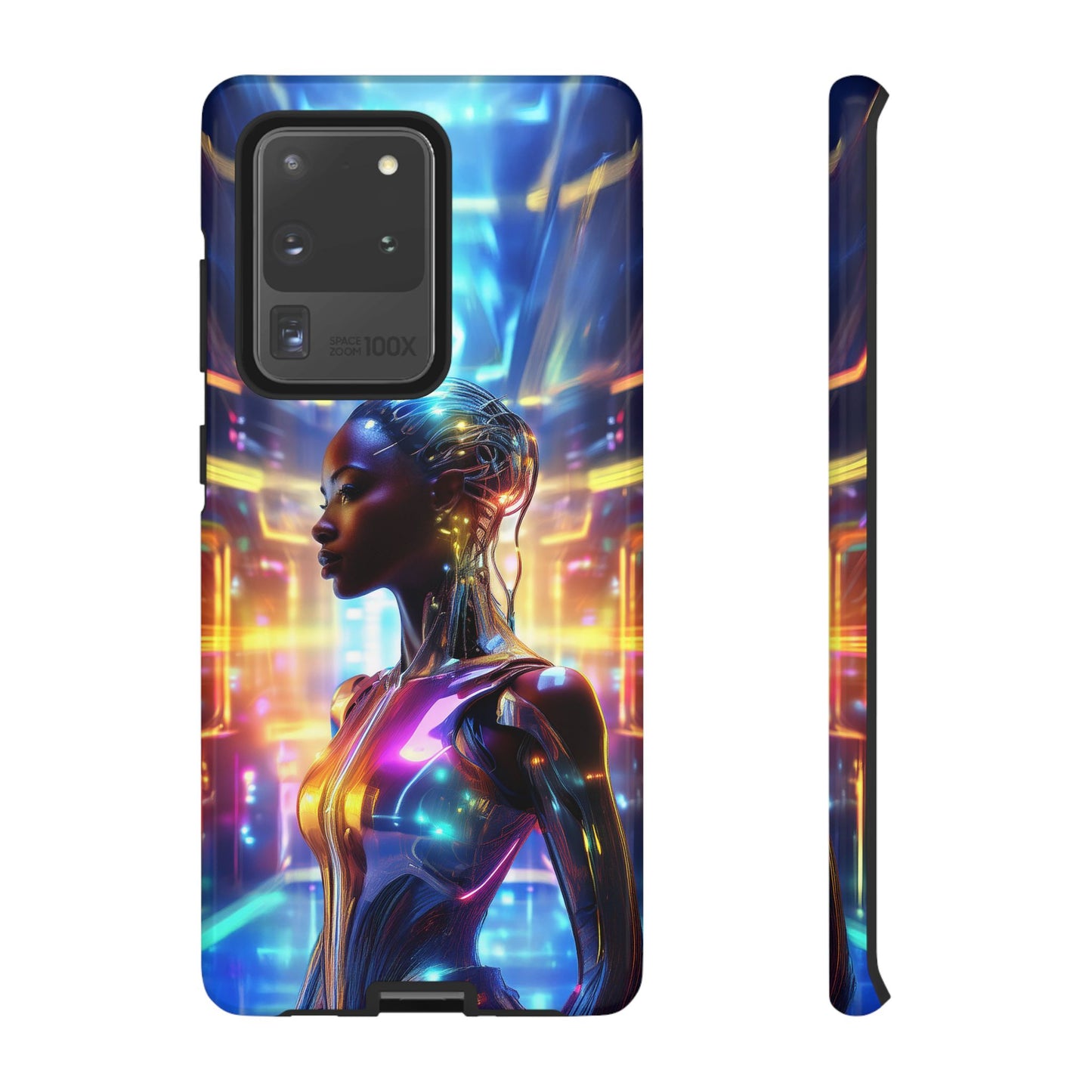 Futuristic Human Android Hybrid Cell Phone Case 011