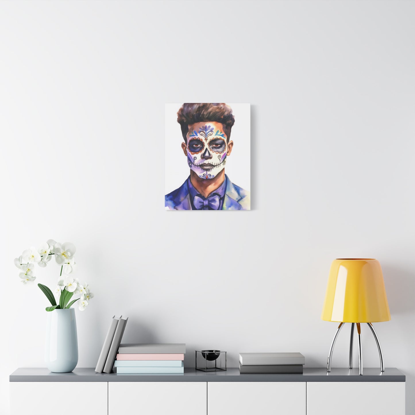 Dia de los Muertos Canvas Art | Day of the Dead - Stretched Matte Wall Decor 013