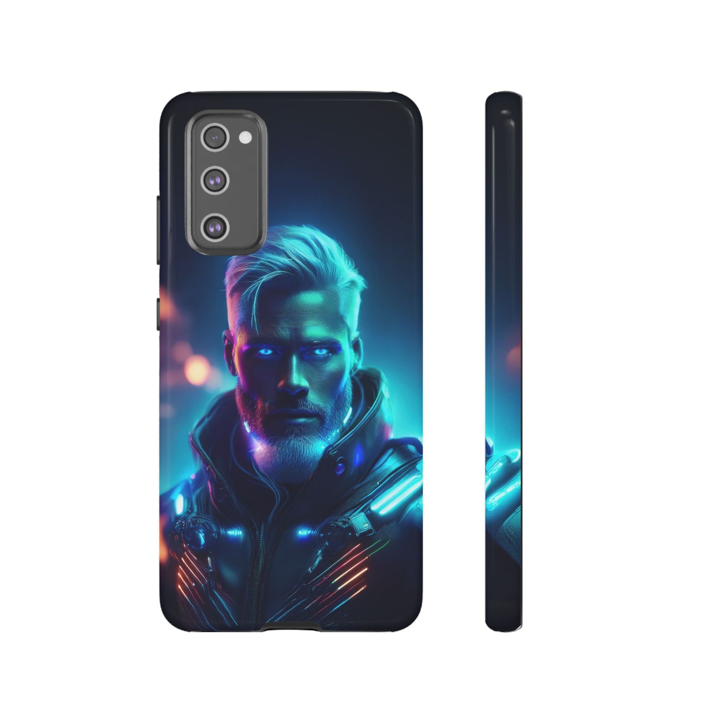 Futuristic Cyberpunk Male Cell Phone Case 023