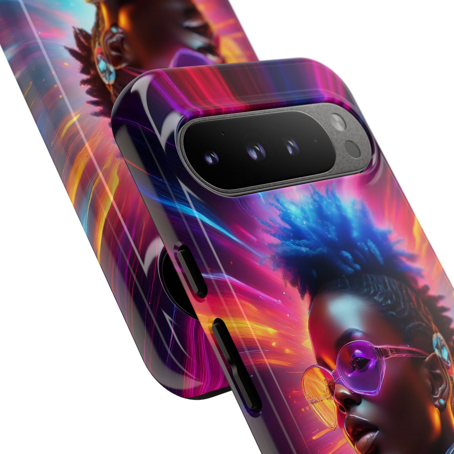 Futuristic Cyberpunk Female Cell Phone Case 026