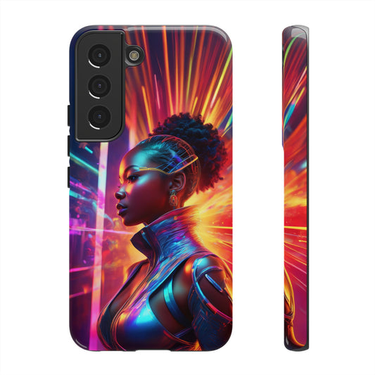 Futuristic Cyberpunk Female Cell Phone Case 001