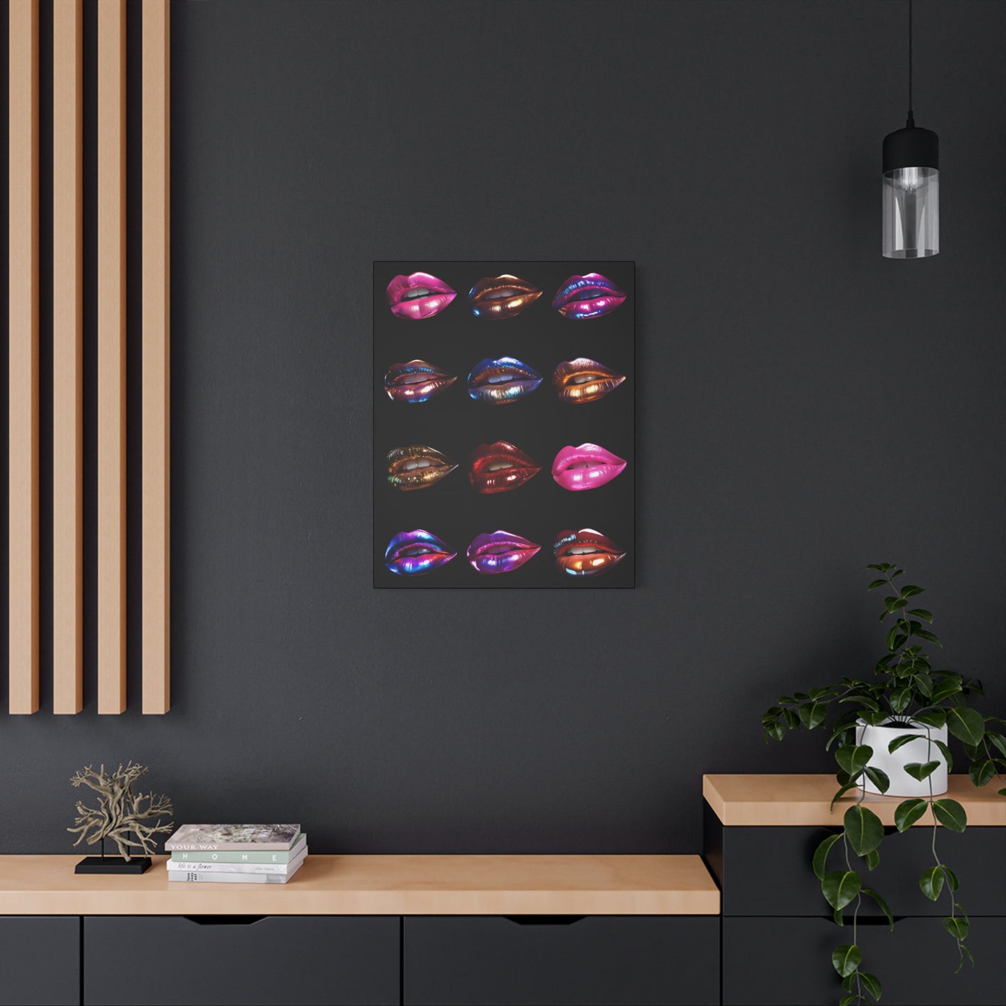 Hot Lips - Canvas Print – Vibrant Wall Decor