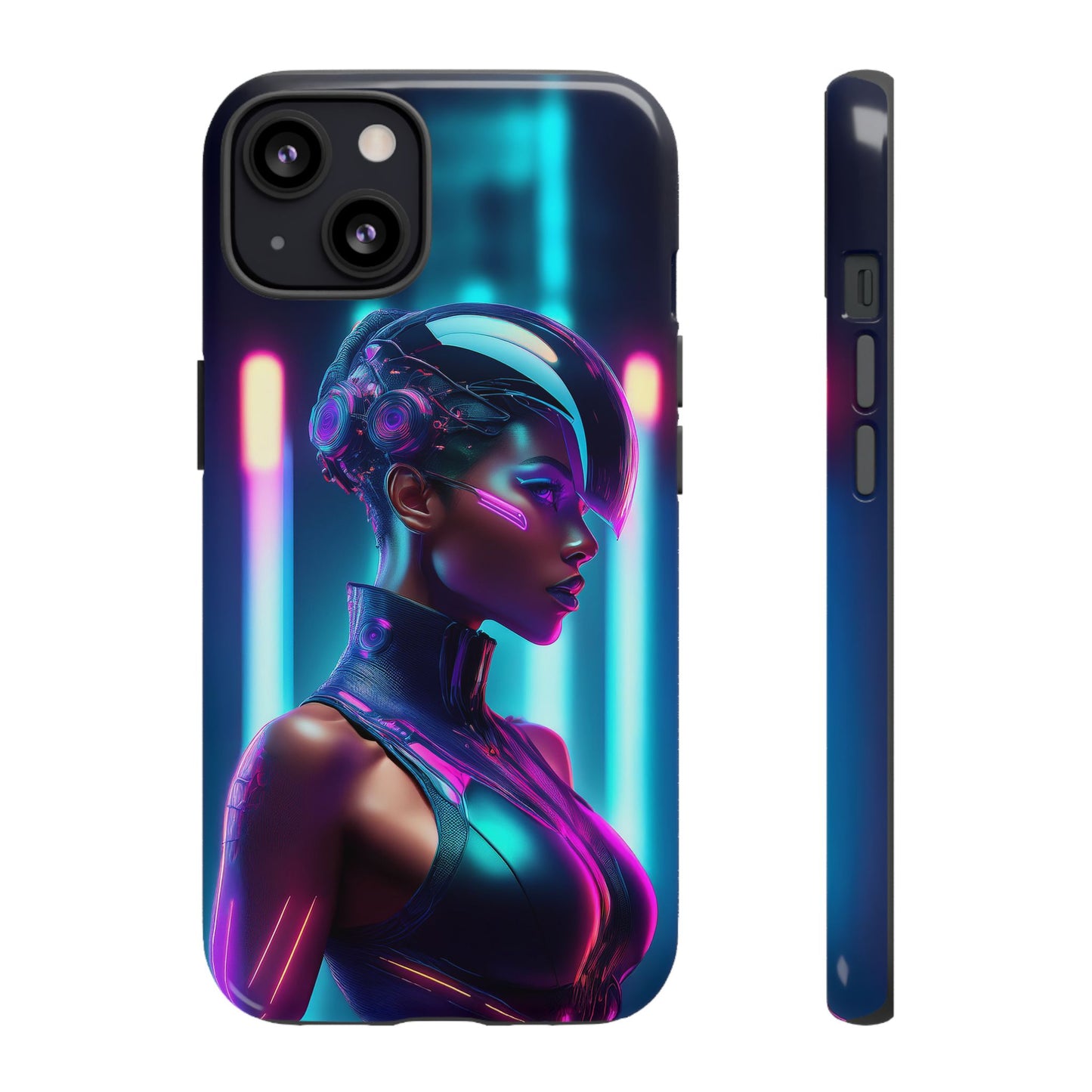 Futuristic Cyberpunk Female Cell Phone Case 021