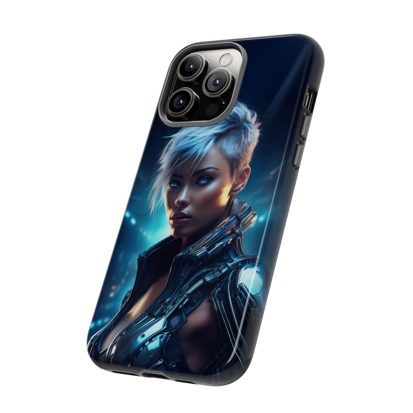 Futuristic Cyberpunk Female Cell Phone Case 027