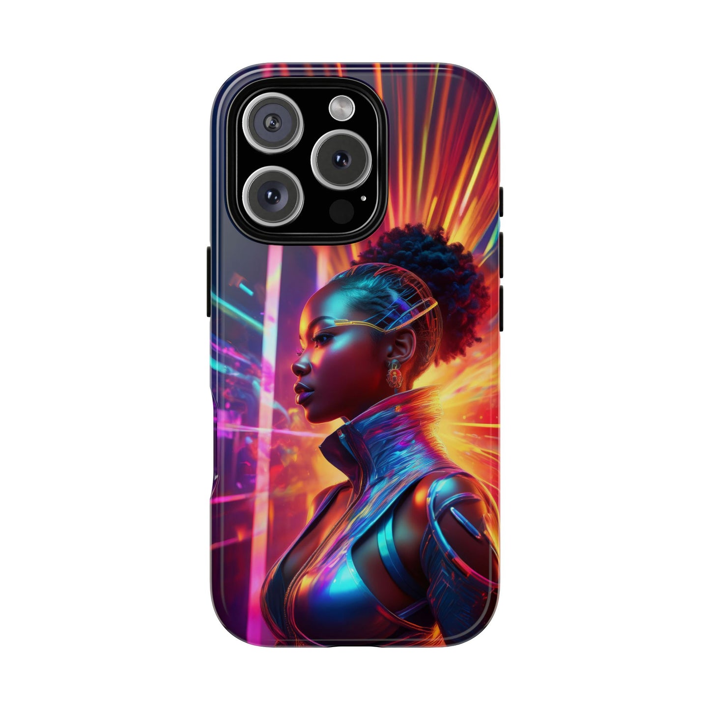 Futuristic Cyberpunk Female Cell Phone Case 001