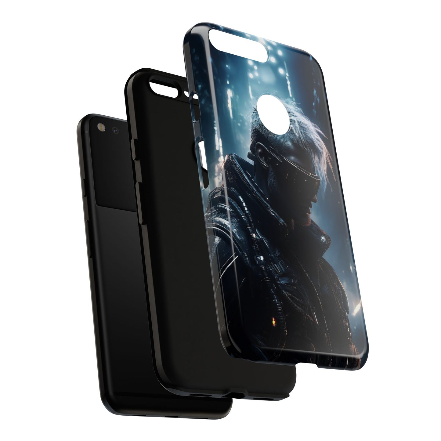 Futuristic Cyberpunk Male Cell Phone Case 025