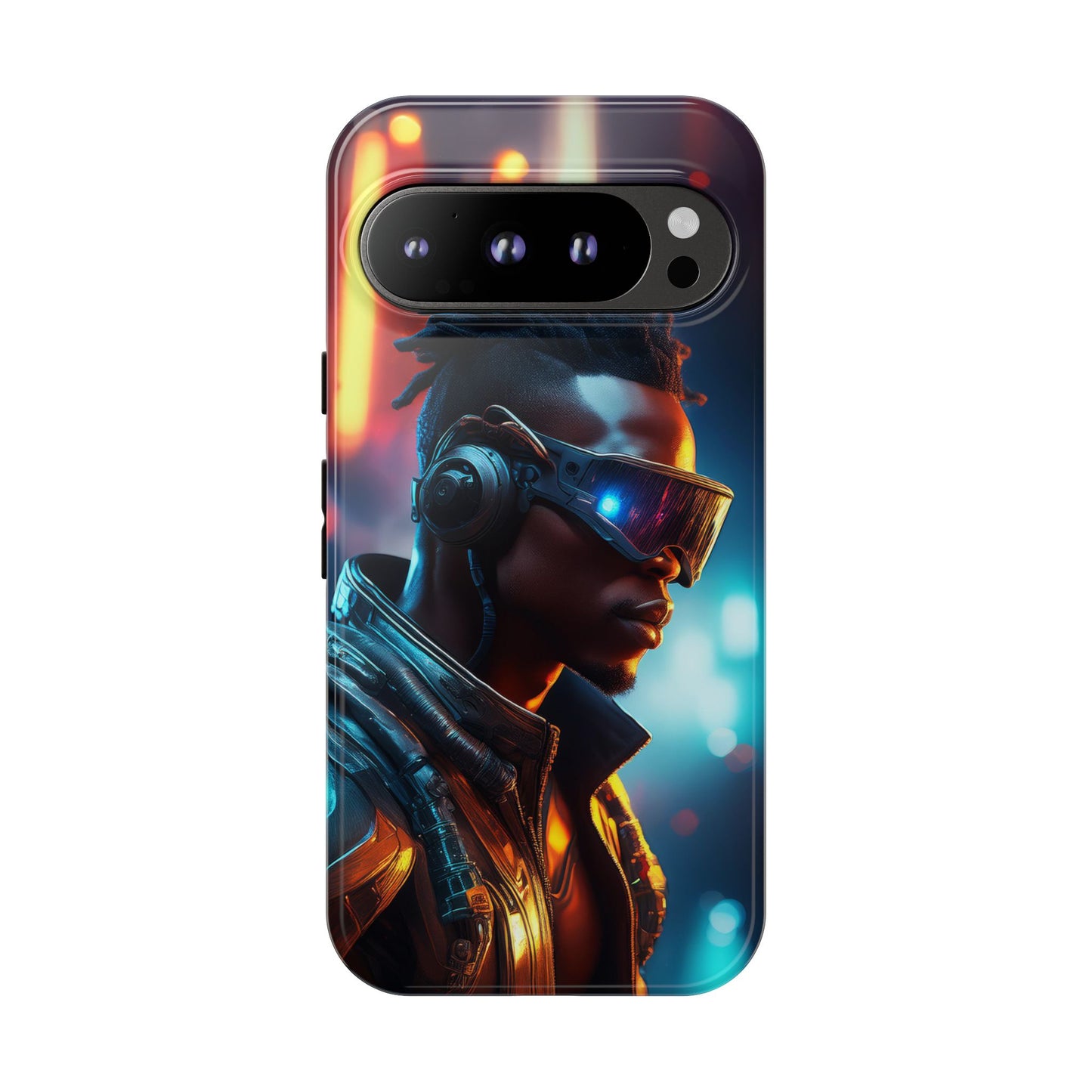 Futuristic Cyberpunk Male Cell Phone Case 016