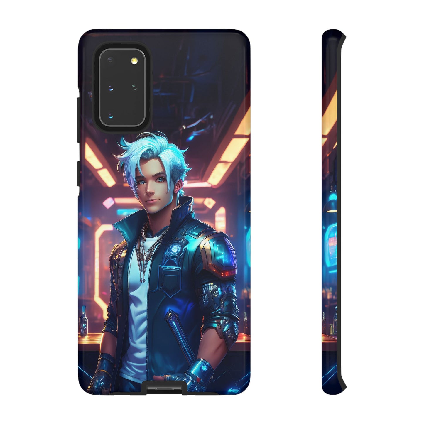 Futuristic Cyberpunk Male Cell Phone Case 009