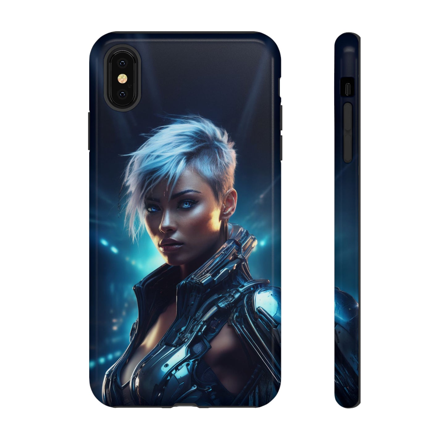 Futuristic Cyberpunk Female Cell Phone Case 027