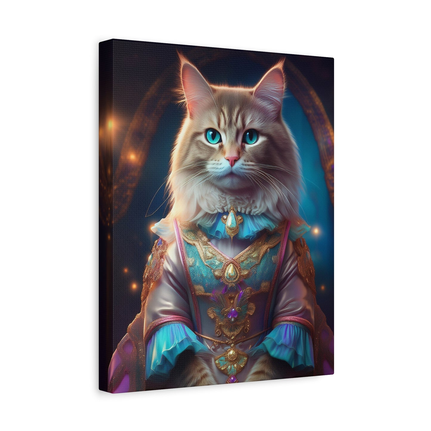 Meowgical Fairy Purrincess Canvas Art | Stretched Matte Wall Decor 001