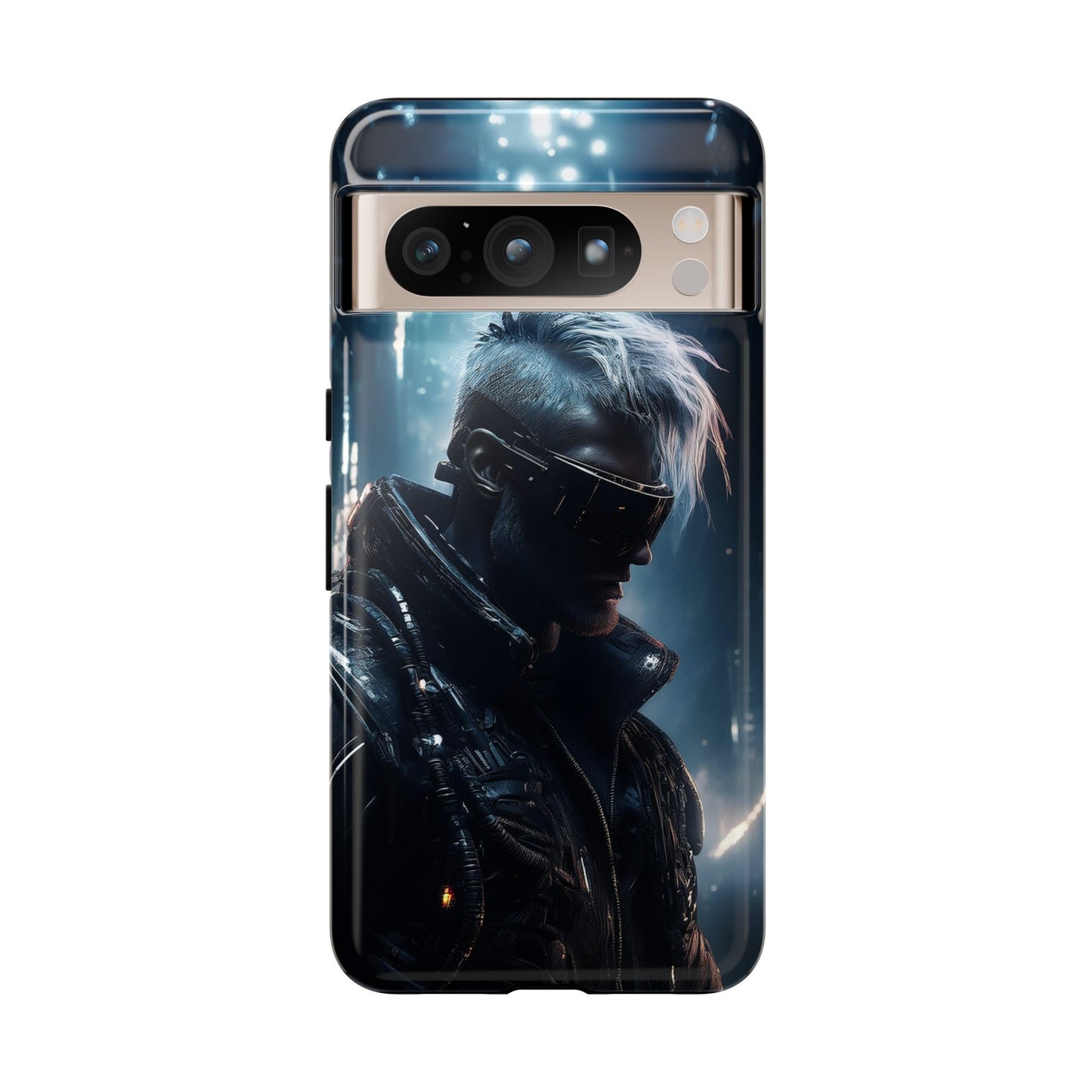 Futuristic Cyberpunk Male Cell Phone Case 025