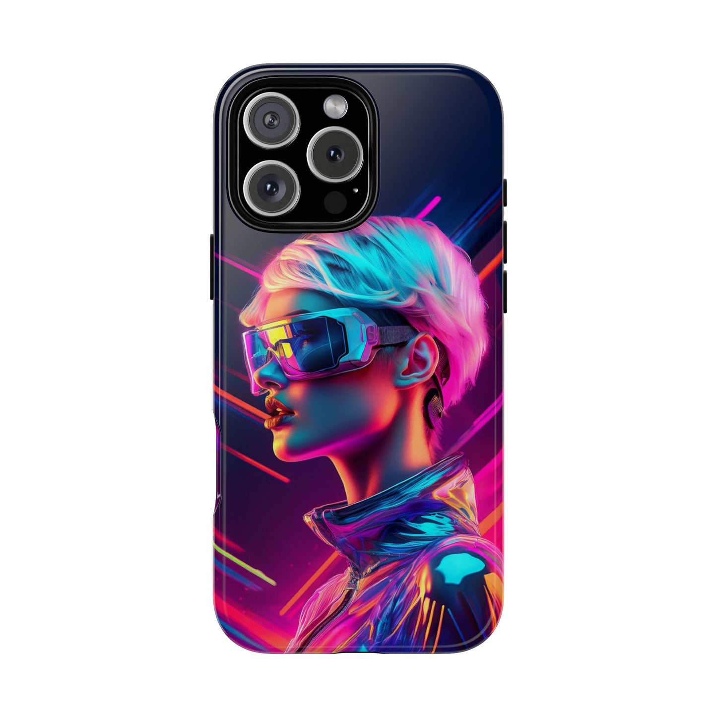 Futuristic Cyberpunk Female Cell Phone Case 031