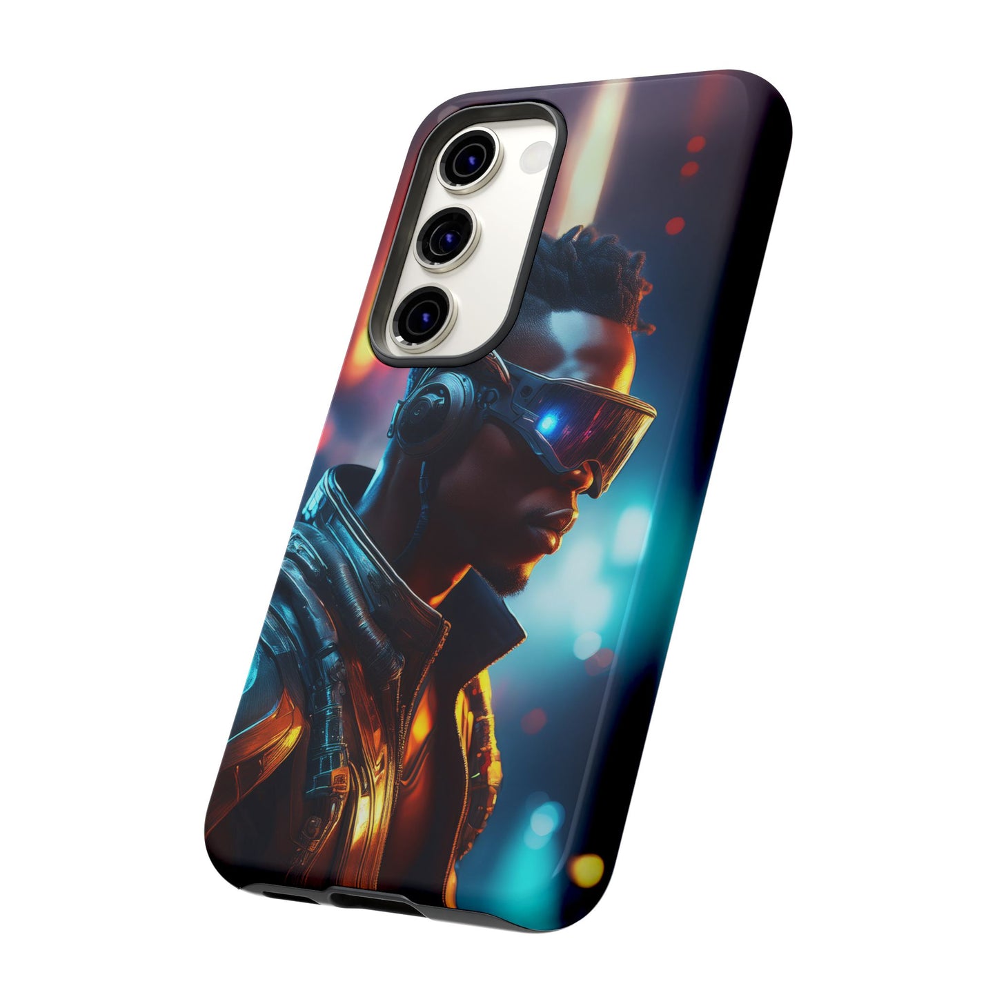 Futuristic Cyberpunk Male Cell Phone Case 016